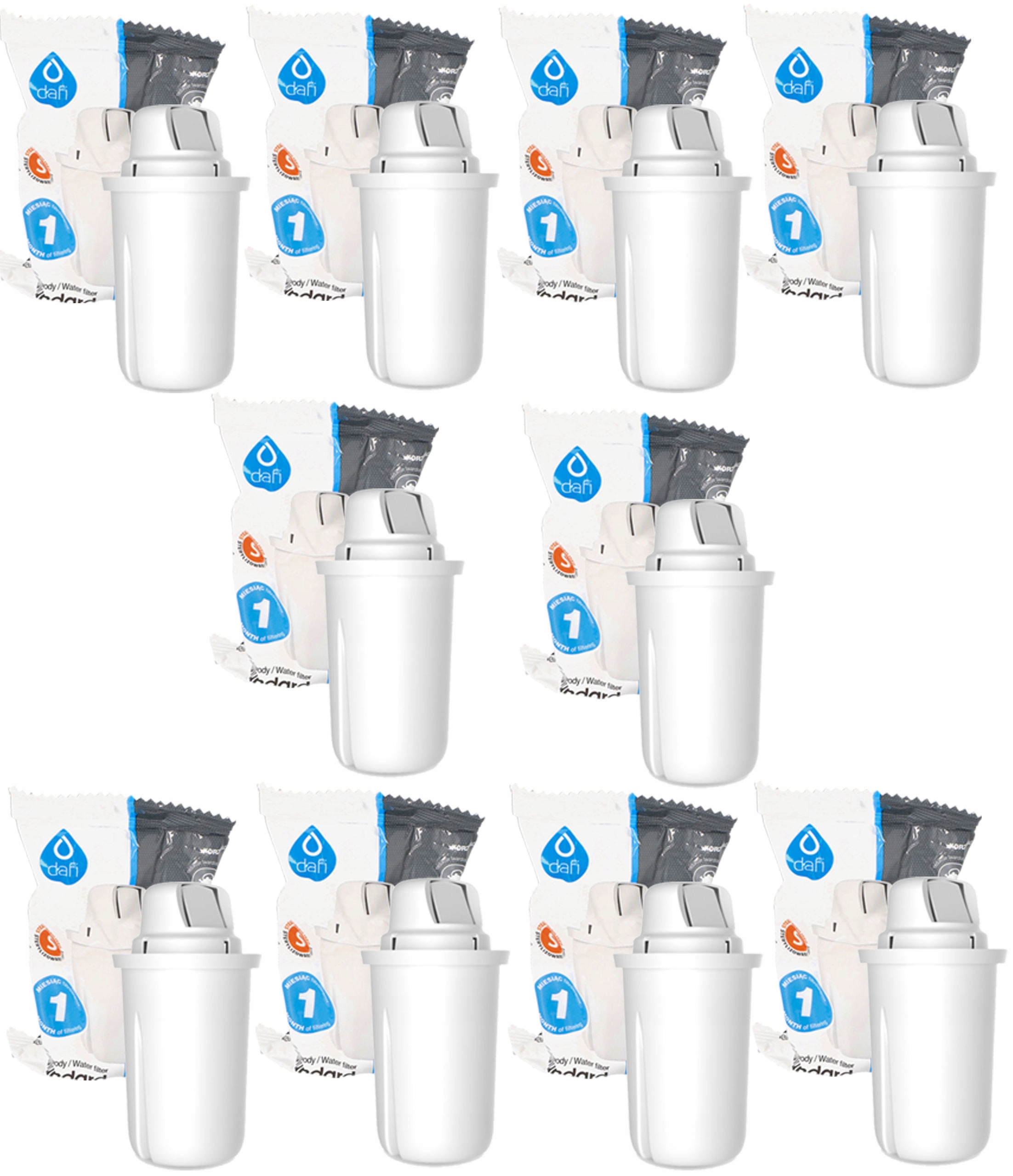 Filtr Wkład do Dafi Crystal 10 sztuk Pakiet Zestaw