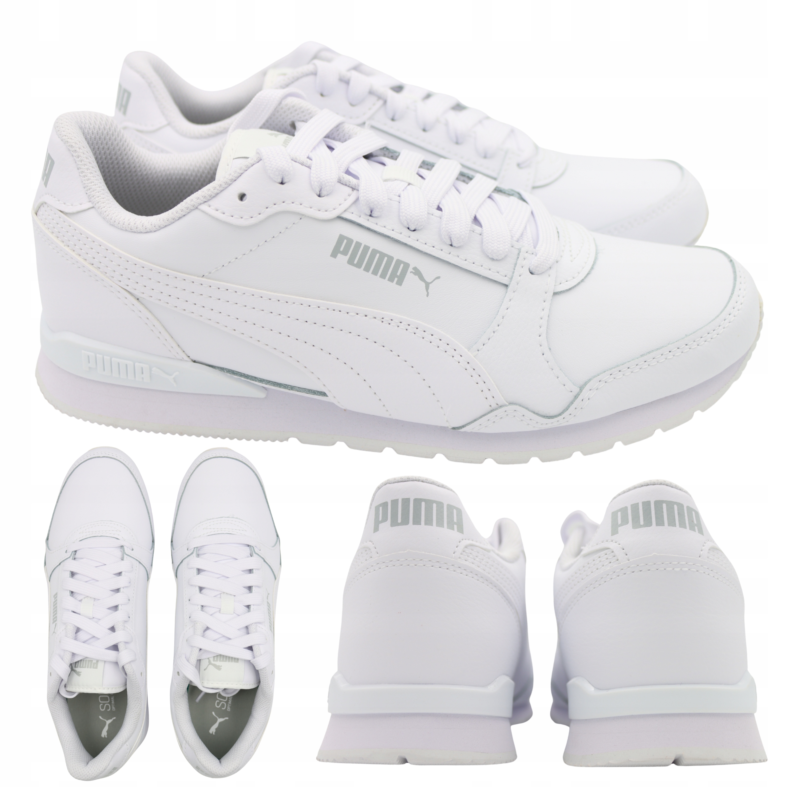 Pánské Sportovní Boty Bílé Pohodlné Puma St Runner 384855 10 vel. 40,5