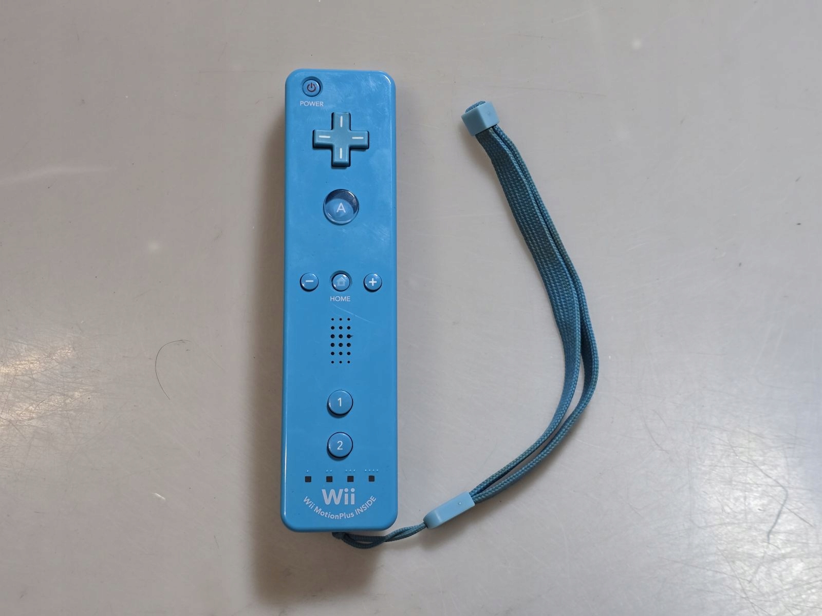 Wii Remote plus + Wiilot Pilot Pad Kontroler blue
