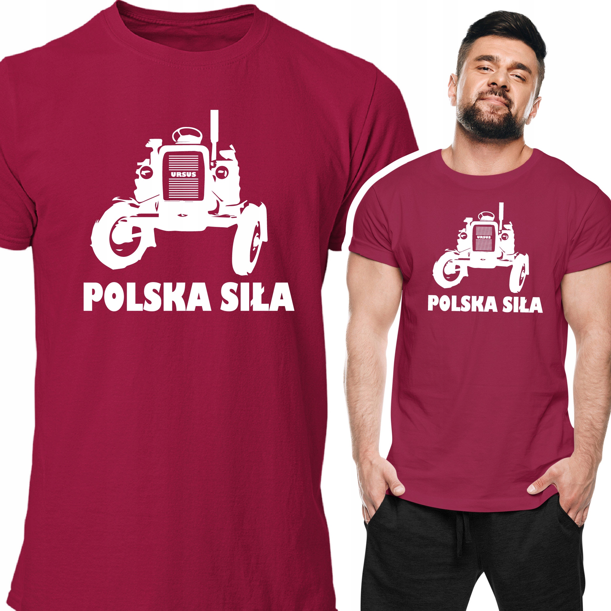 

Tshirt Prezent Dzień Ojca Ursus C-360 Polska Siła