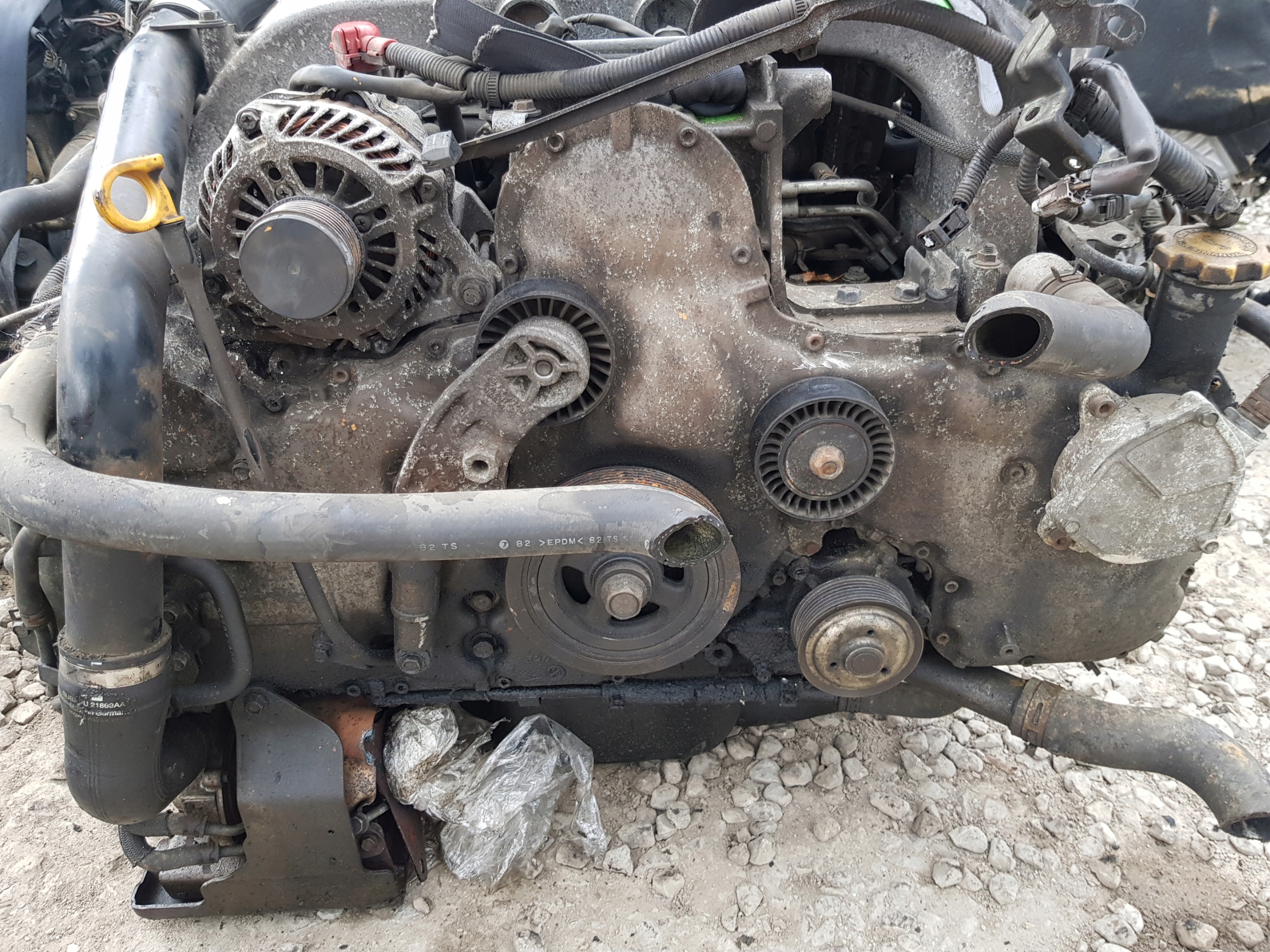 SUBARU LEGACY FORESTER 2.0 D BOXER DIESEL 2008 EE20 engine complete KPL
