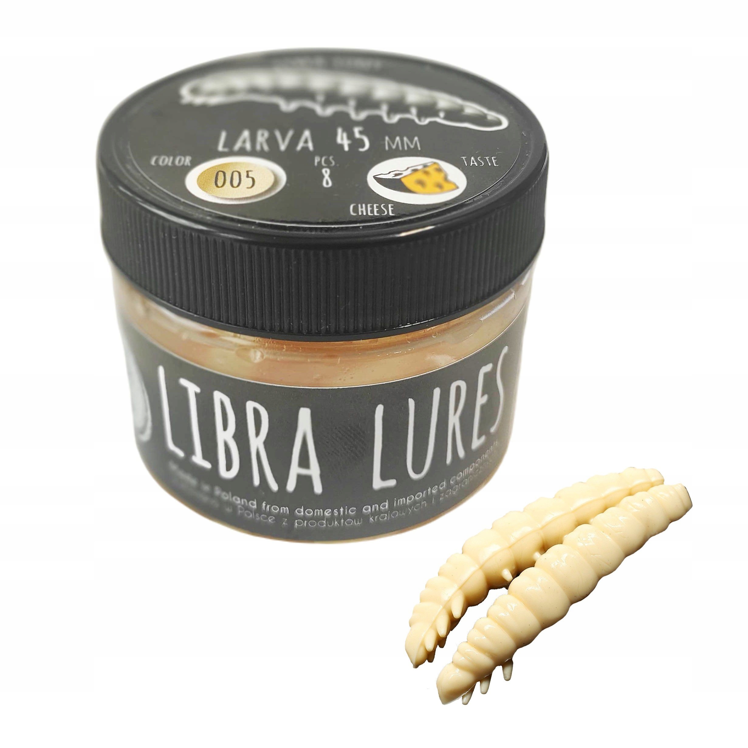 

Libra Lures Larva 005 Cheese Ser 4,5cm słoik
