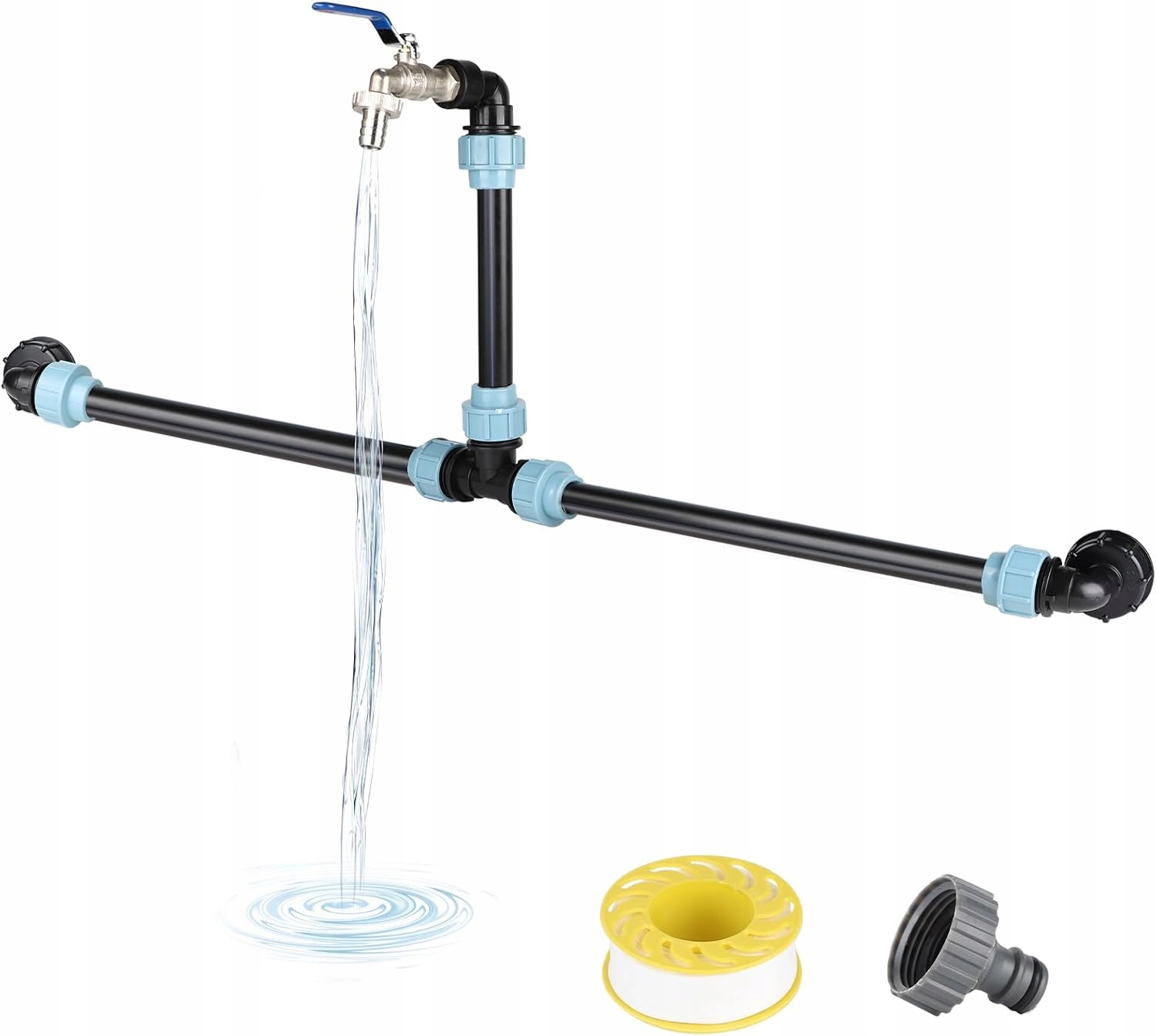 Łącznik Zbiornik Mauzer Ibc S60x6 3/4 1000l beczki deszczówki Kran Zawór