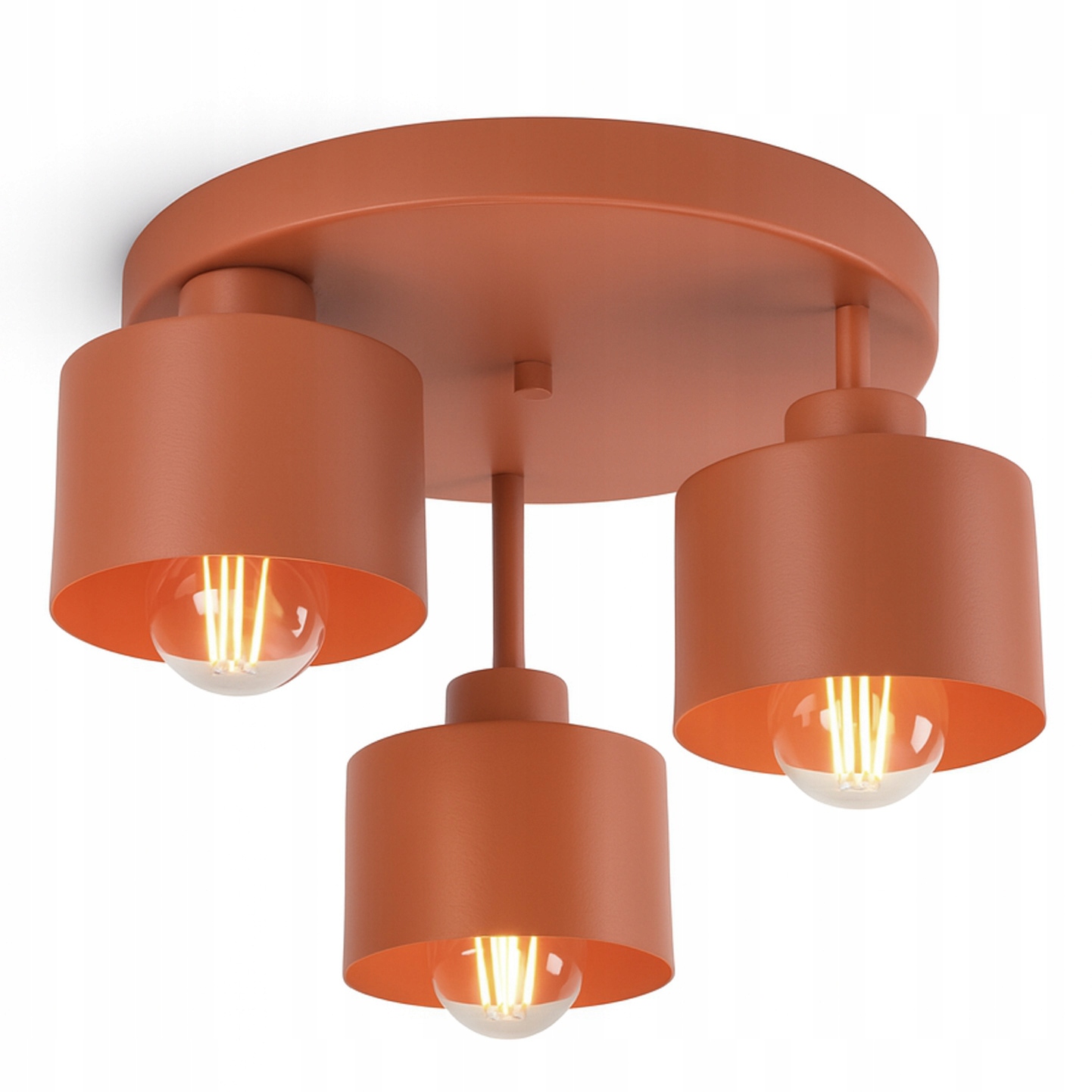 Stropní svítidlo Stropní Svítidlo Cihlový lustr Terakota Kovová 3xE27 382-E3 Spot
