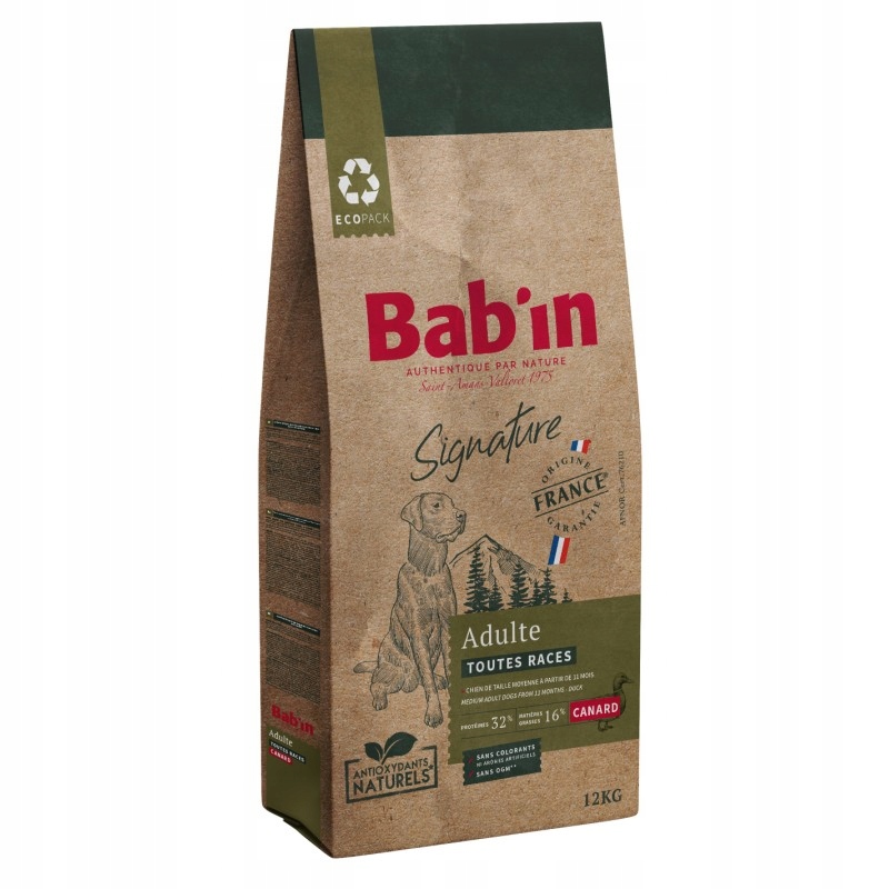 Bab'in Signature All size Adult kachna pro Vybíravé psy 12 kg
