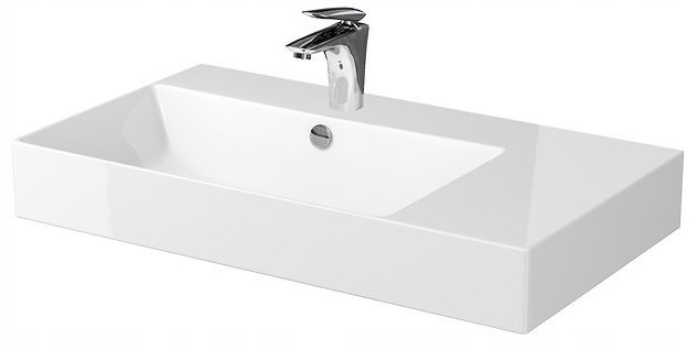 Cersanit keramické umyvadlo Inverto 80 cm pravé