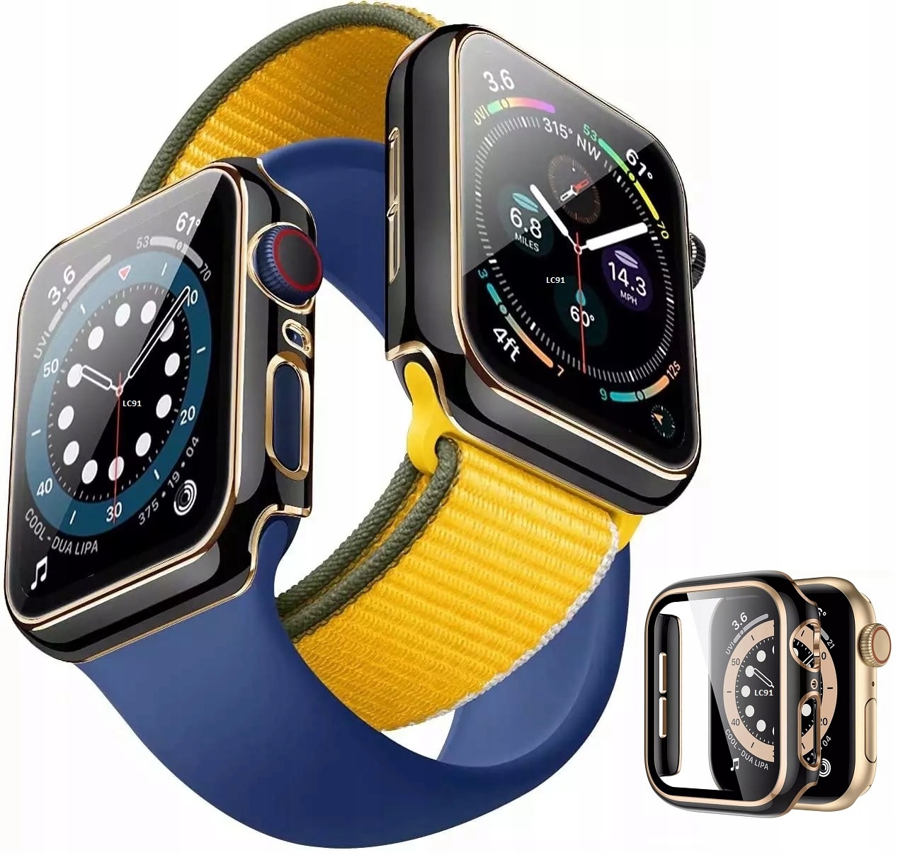 

Etui Do Apple Watch 4/5/6/7/SE 40 41 44 45 Kolory