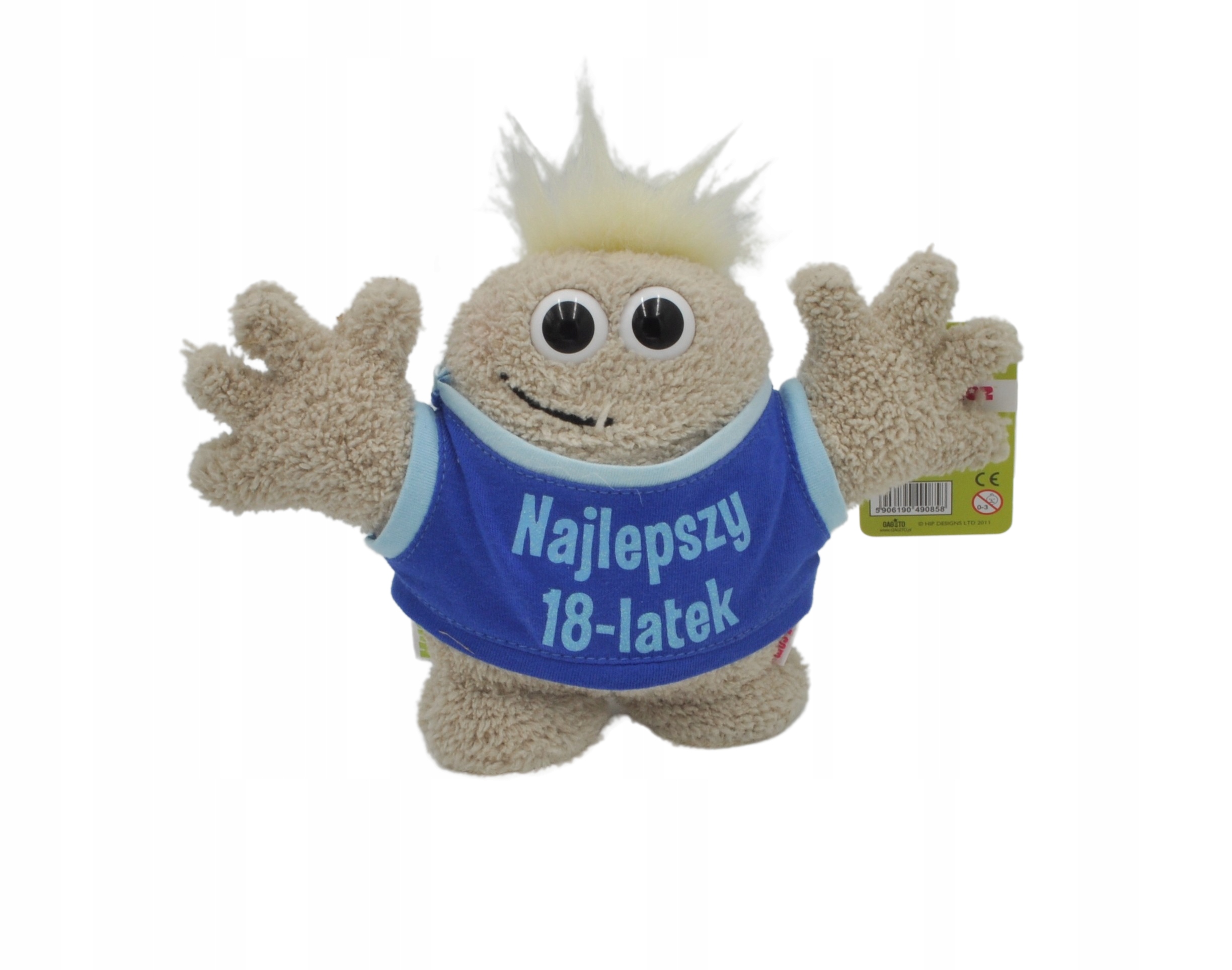 

Hugmeez Pluszak miś kibic 18 urodziny 25cm