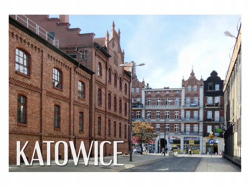 

Katowice Architektura Magnes na lodówkę