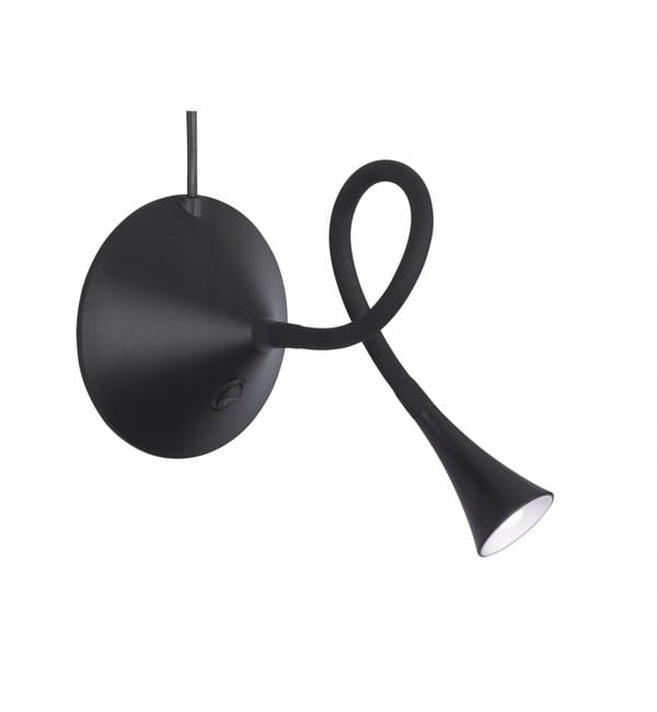 noční stolní lampa černá na stůl a stěnu Rl