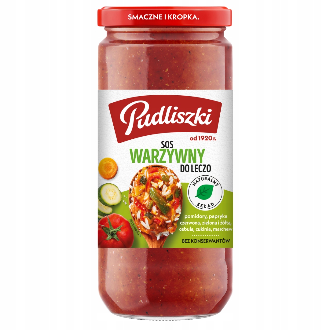 5 x Pudliszki Omáčka na lečo 480 g