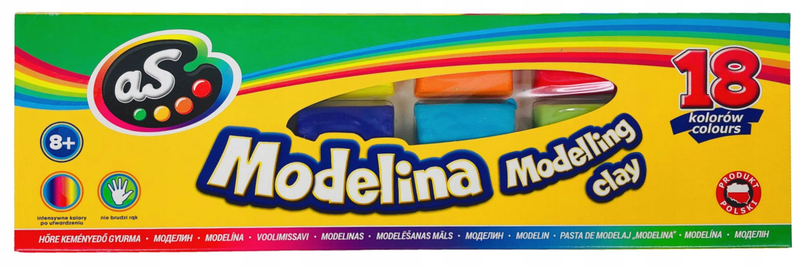 ASTRA MODELINA DLA DZIECI 18 KOLORÓW NIEBRUDZĄCA EAN (GTIN) 5901137139333