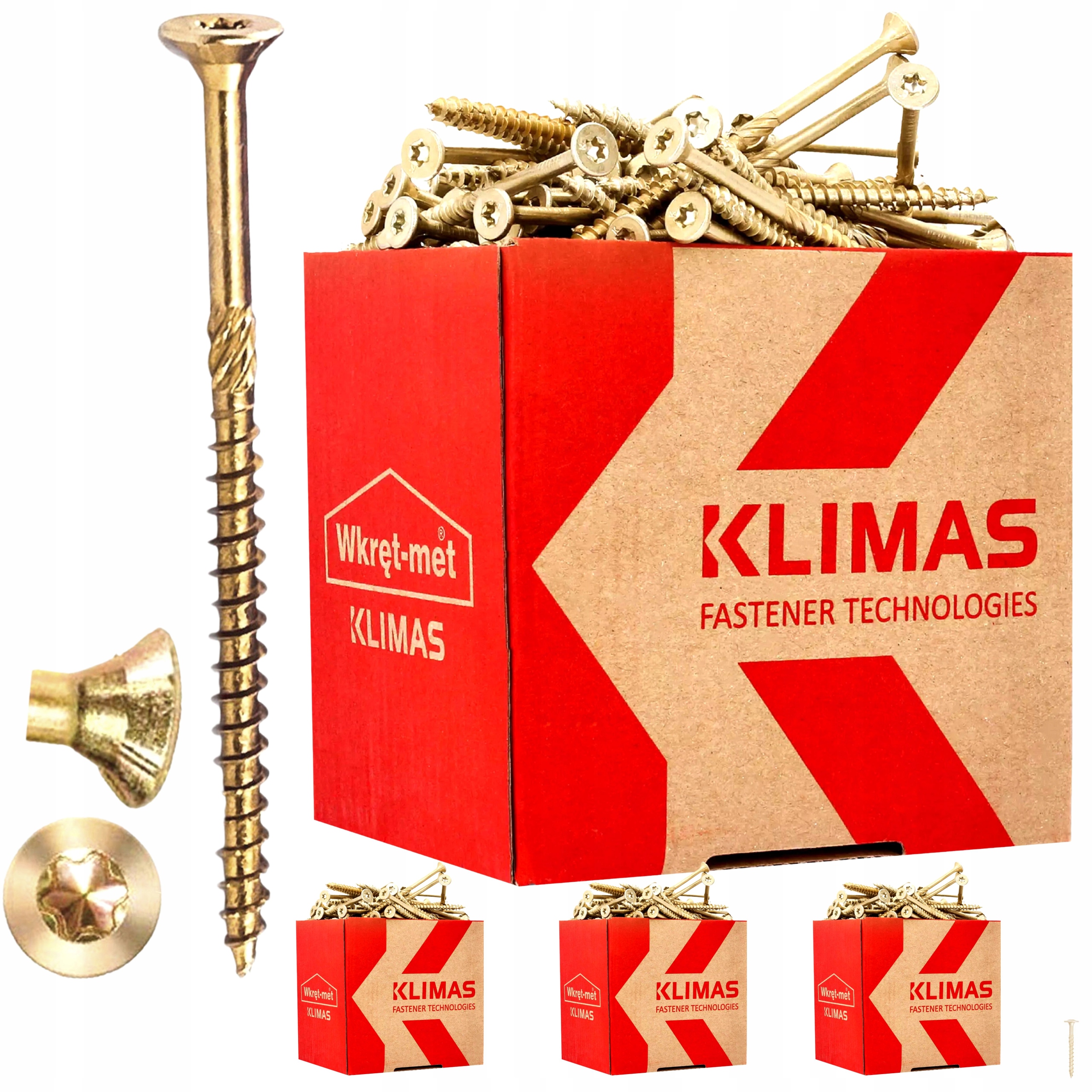 

Wkręty Ciesielskie Drewna Dachu 5x50 Torx 300szt