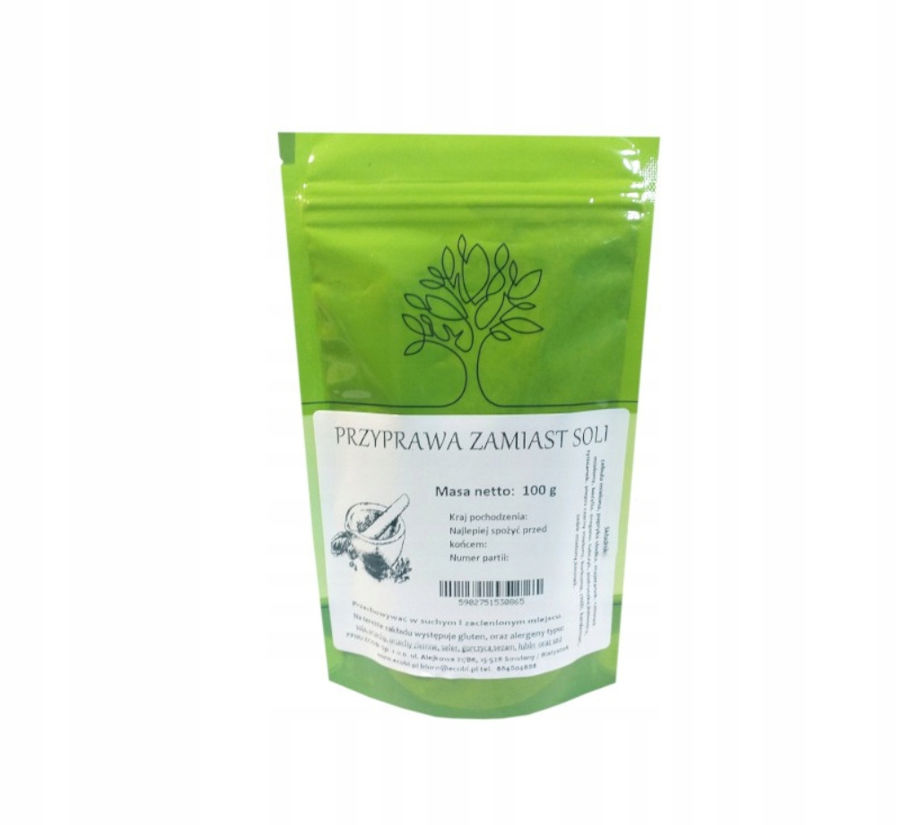 ZIOŁA ZAMIAST SOLI 100G MIESZANKA ZIÓŁ OD ECOBI