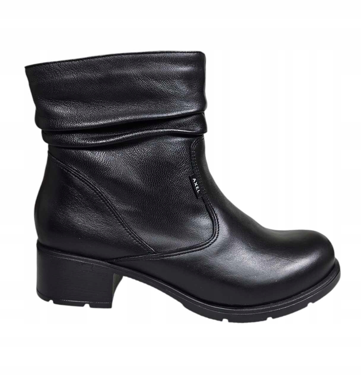 Axel Dámské Kotníkové Boty Široké 4287 Černé vel. 38