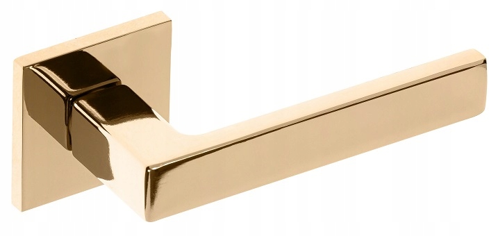 

Klamka Hektor rozeta kwadratowa Slim złota Novamet