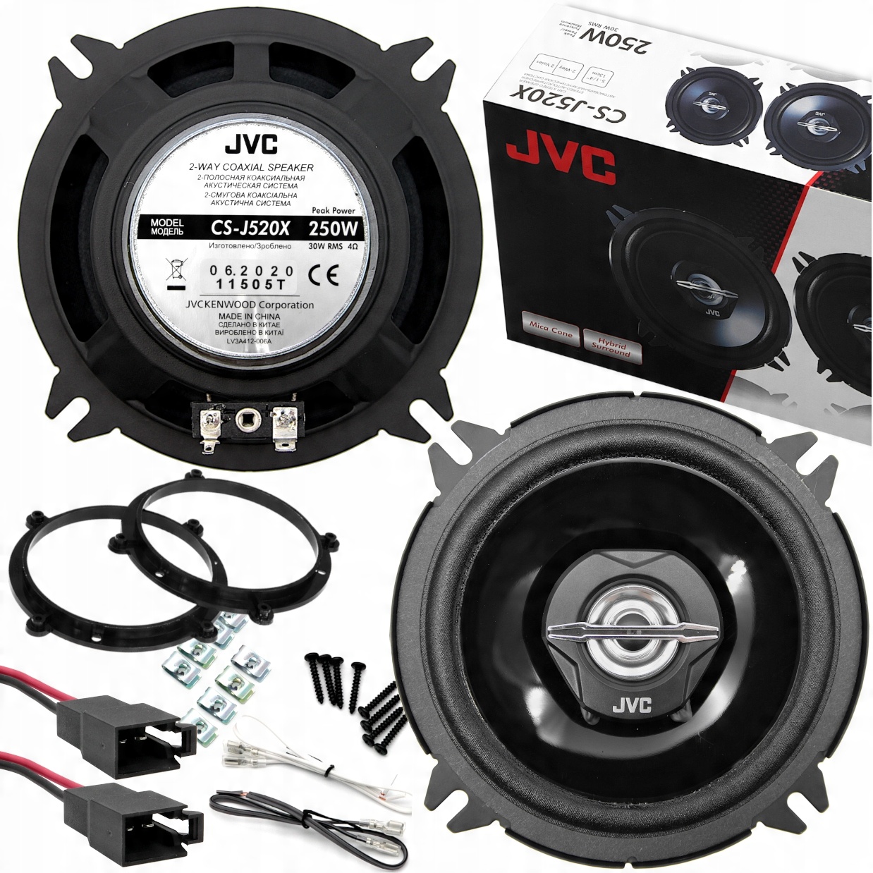 

Głośniki samochodowe Jvc CS-J520X Do Audi A3 8L