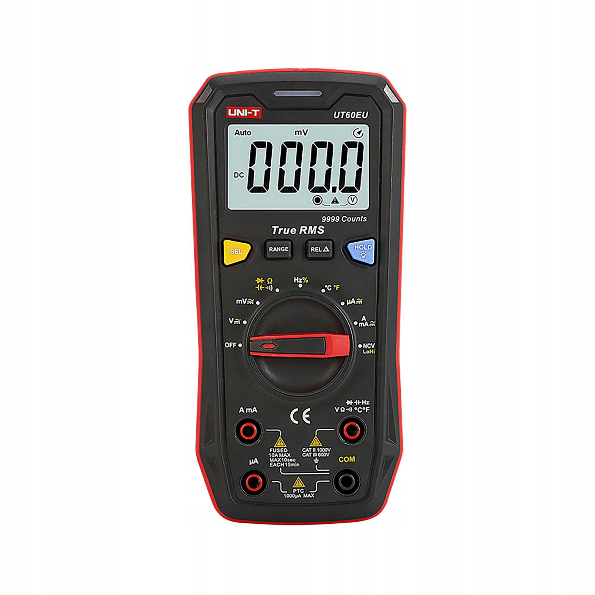 Digitální měřič Uni-T UT60EU True Rms Ncv profesionální multimetr 10A 1000V