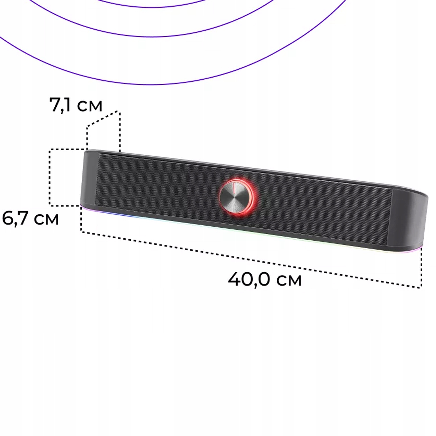 GŁOŚNIK DEFENDER SOUNDBAR Z10 6W LED BLUETOOTH — 24