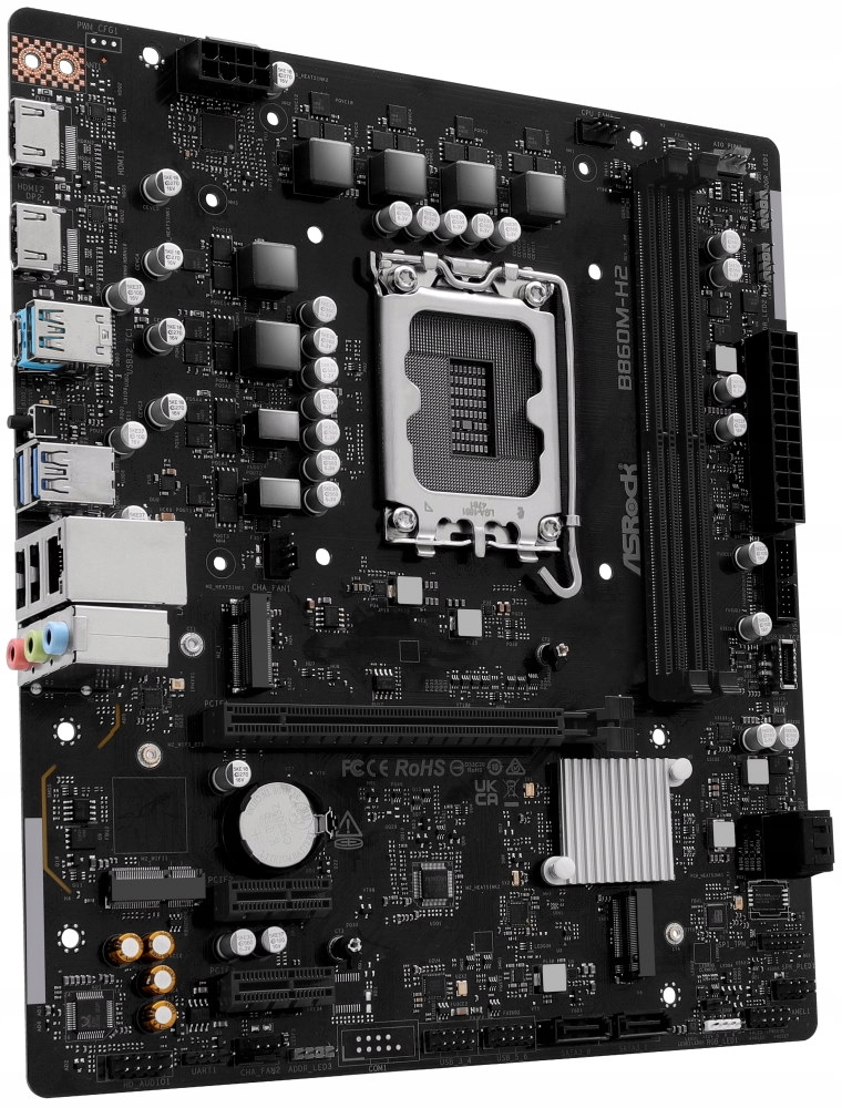 ASRock B860M-H2 Intel B860 LGA1851 2x DDR5 2x M.2 Hdmi Dp Usb