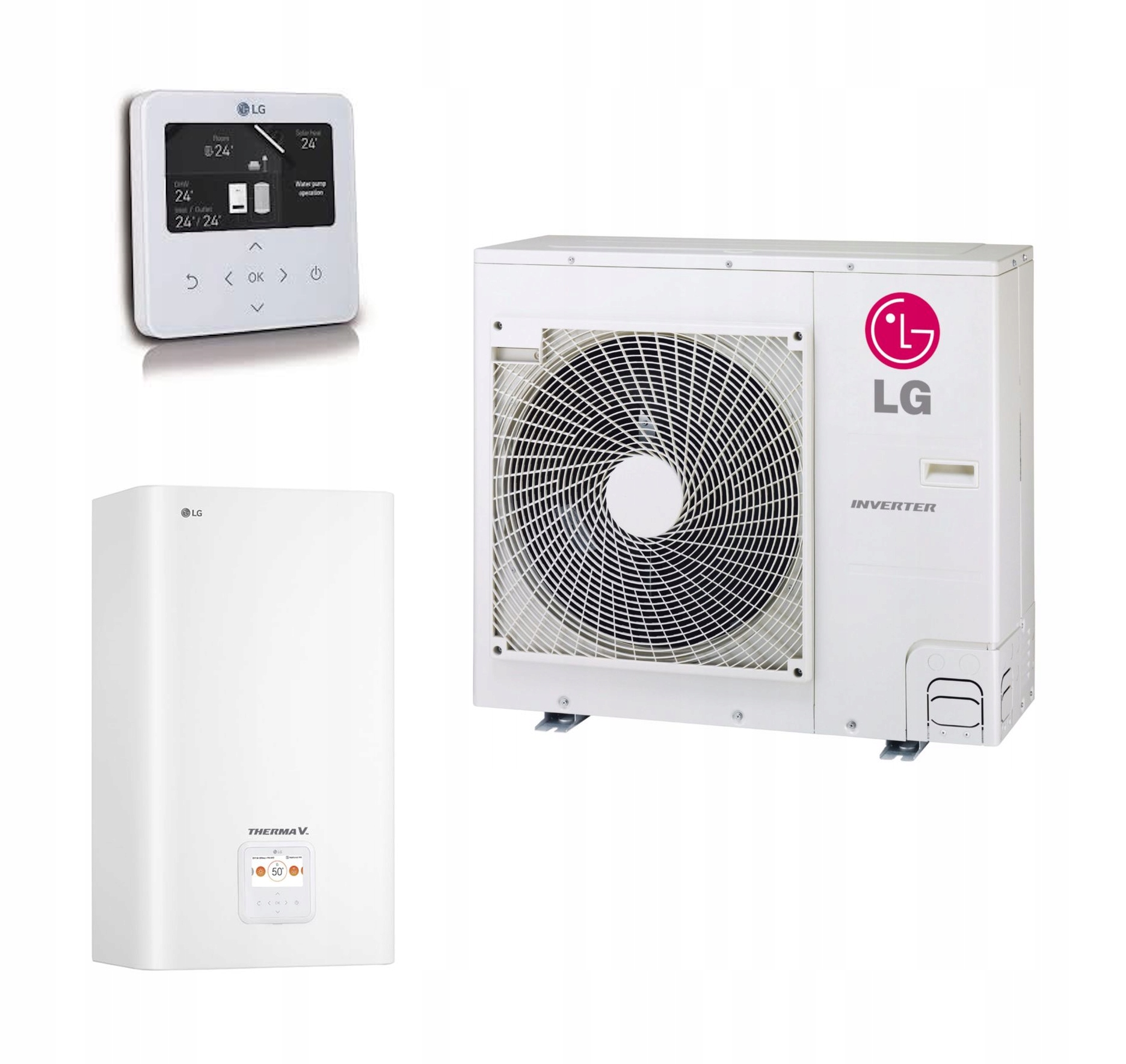 Pompa ciepła Lg Therma V Split 5 kW HN091MR NK5 HU051MR U44 Raty Zero