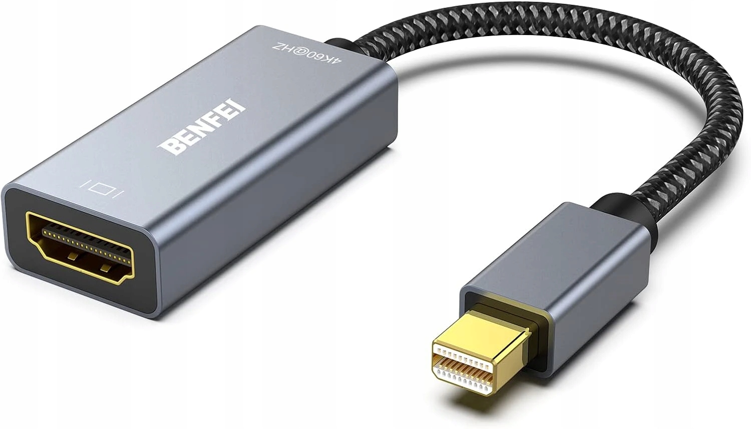 BENFEI Mini DisplayPort do adaptera HDMI 4K@60Hz (szary)