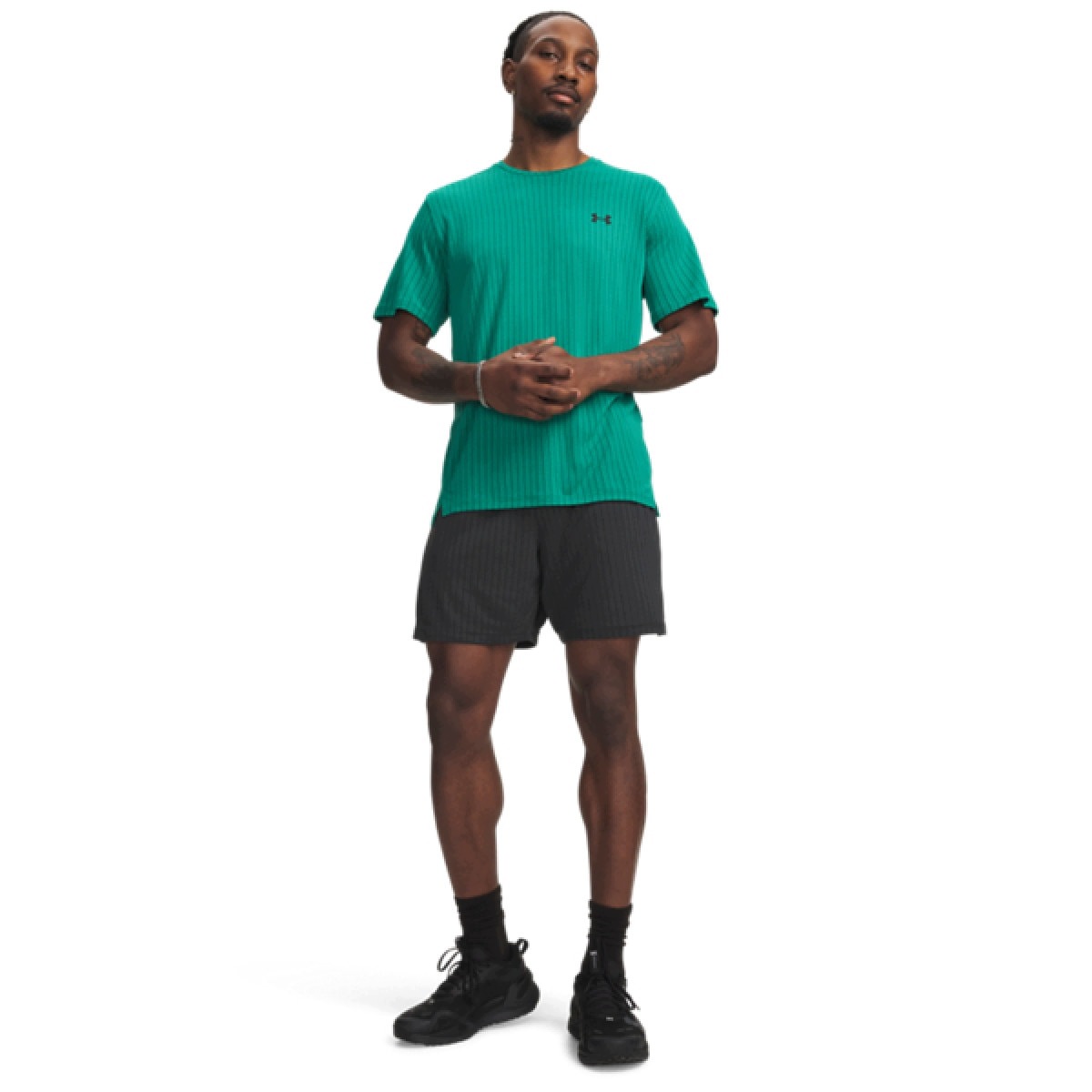Męskie spodenki treningowe Under Armour Tech Vent 7in Jacq Shrts Czarny L