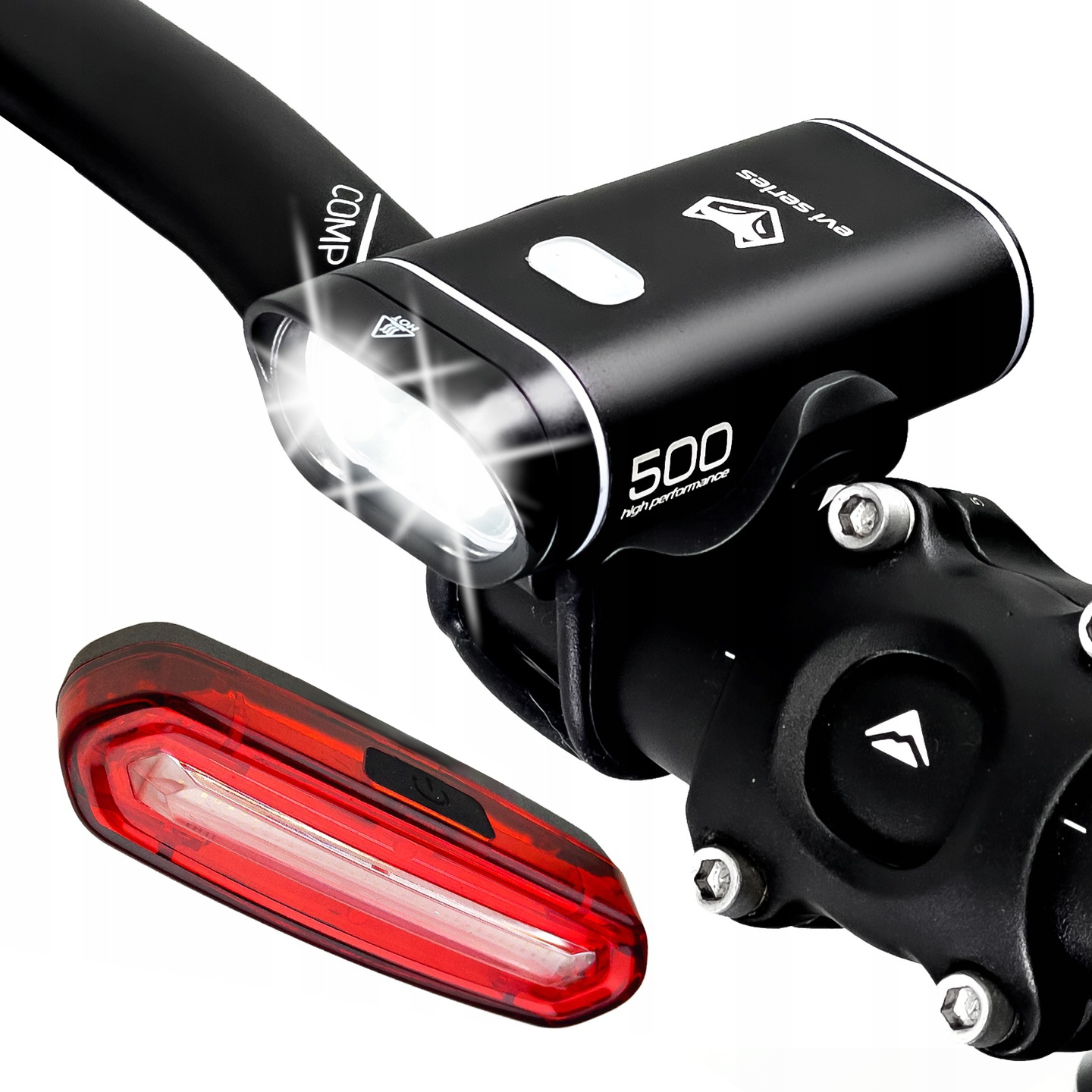 

Lampka Rowerowa Przednia Tylna Led Usb iLIGHT Pro