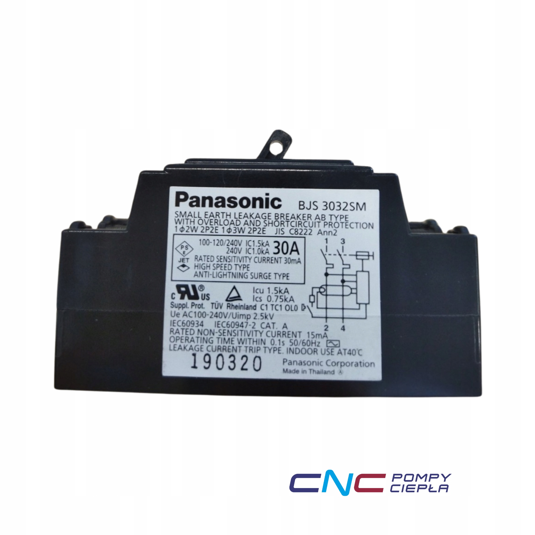 Panasonic K5KYYAY00003 – bezpiecznik (Fuse) do pomp ciepła gen. H i J