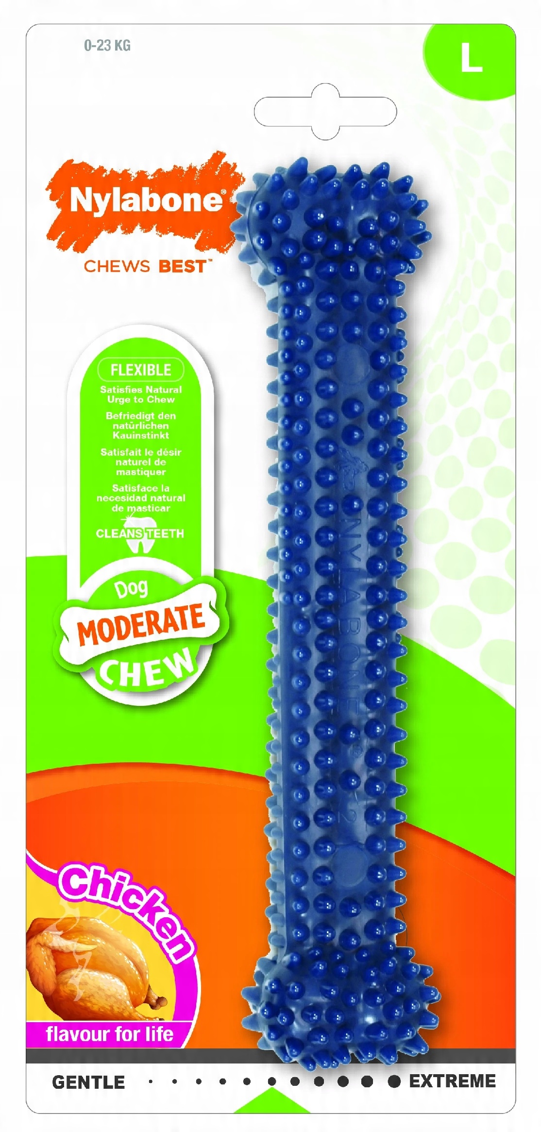 Levně Hračka Nylabone Moderate Dental Chew L