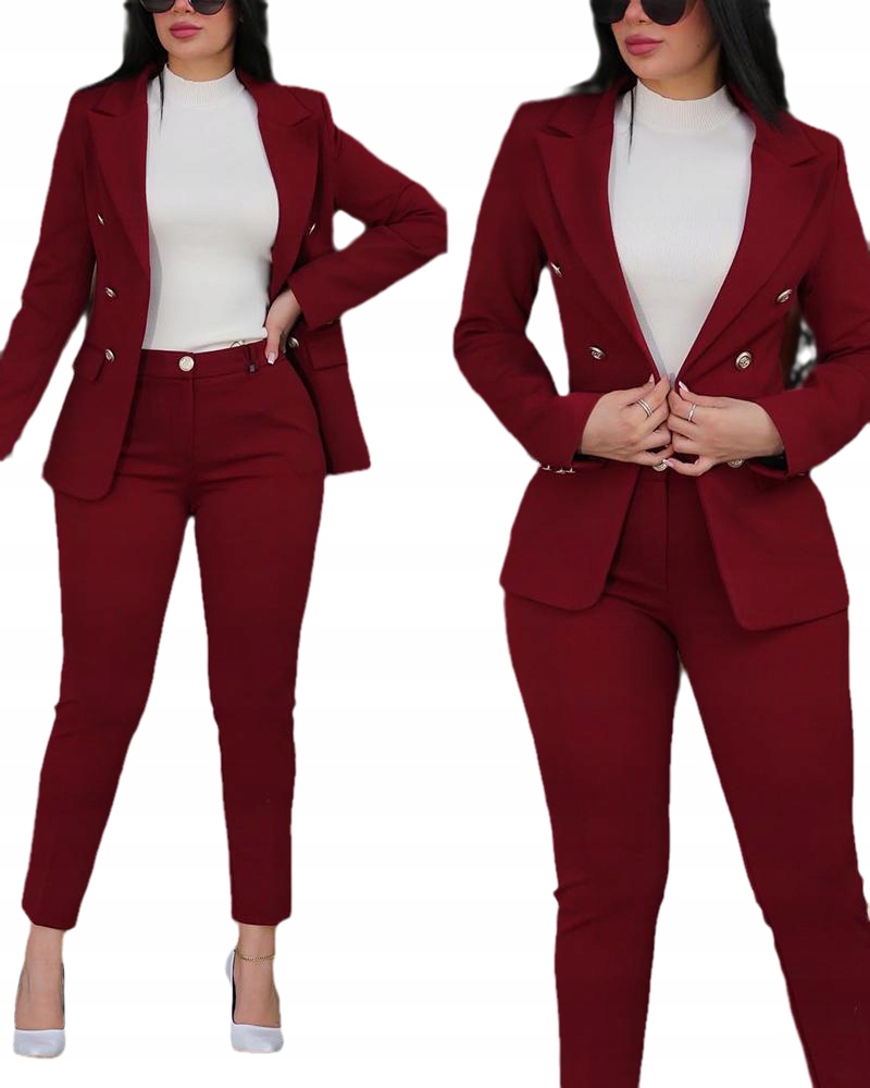 GARNITUR DAMSKI MARYNARKA SPODNIE