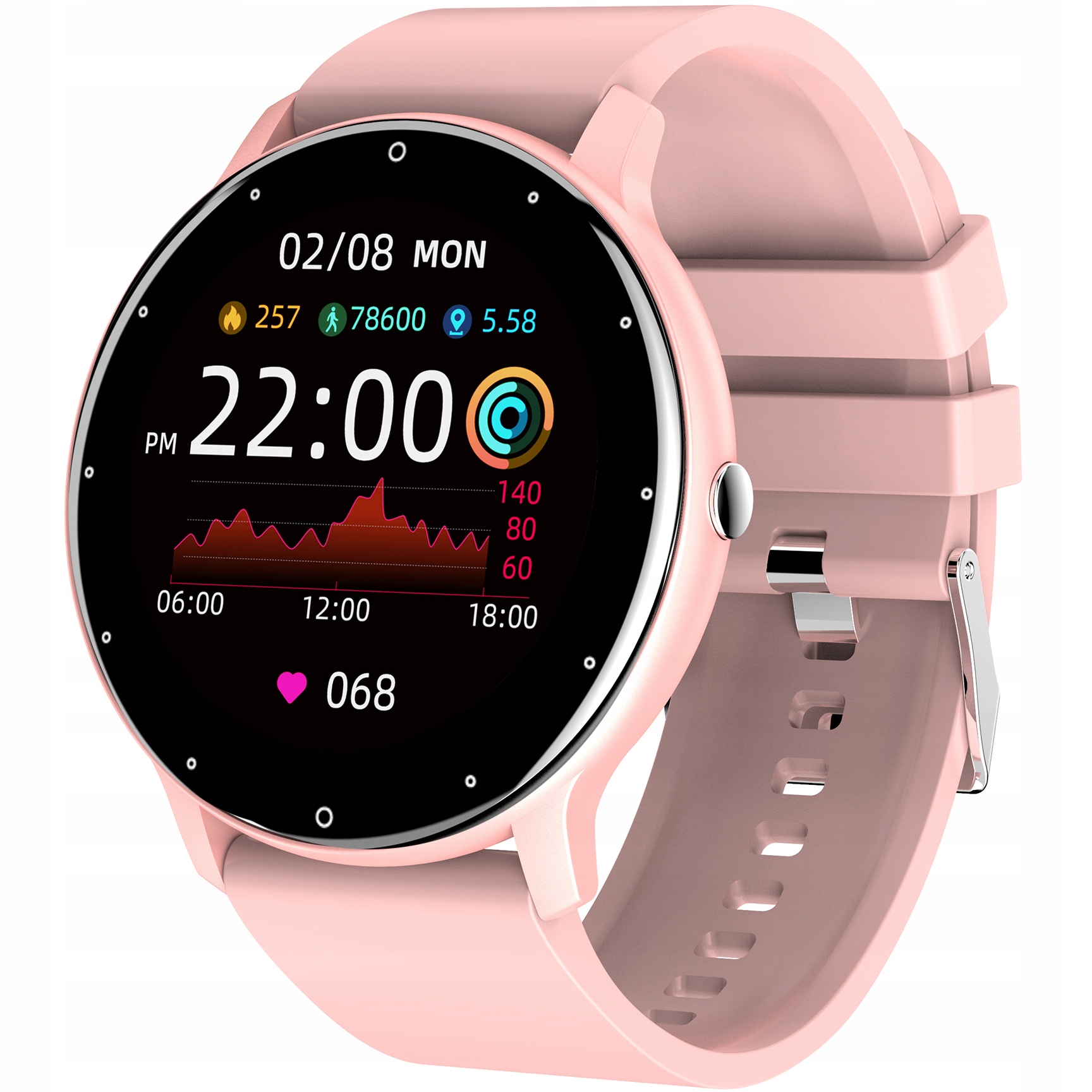SMARTWATCH Damski Zegarek ROZMOWY POLSKIE MENU SPORT + SŁUCHAWKI GRATIS Model inny