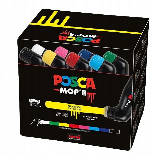Sada popisovačů Uni Posca PCM-22 8ks