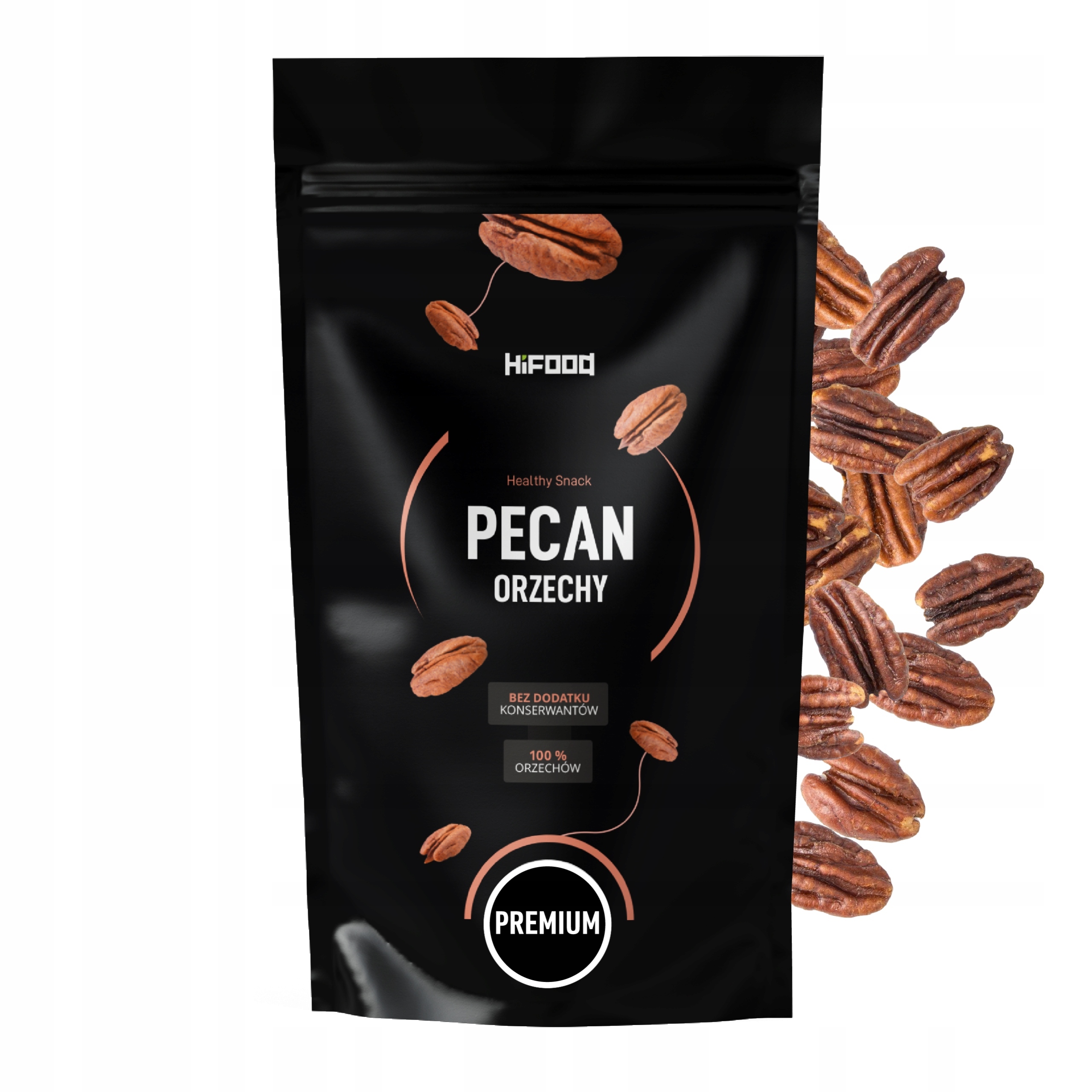 Orzechy Pecan Pekan 1000g 1kg HiFood Naturalne