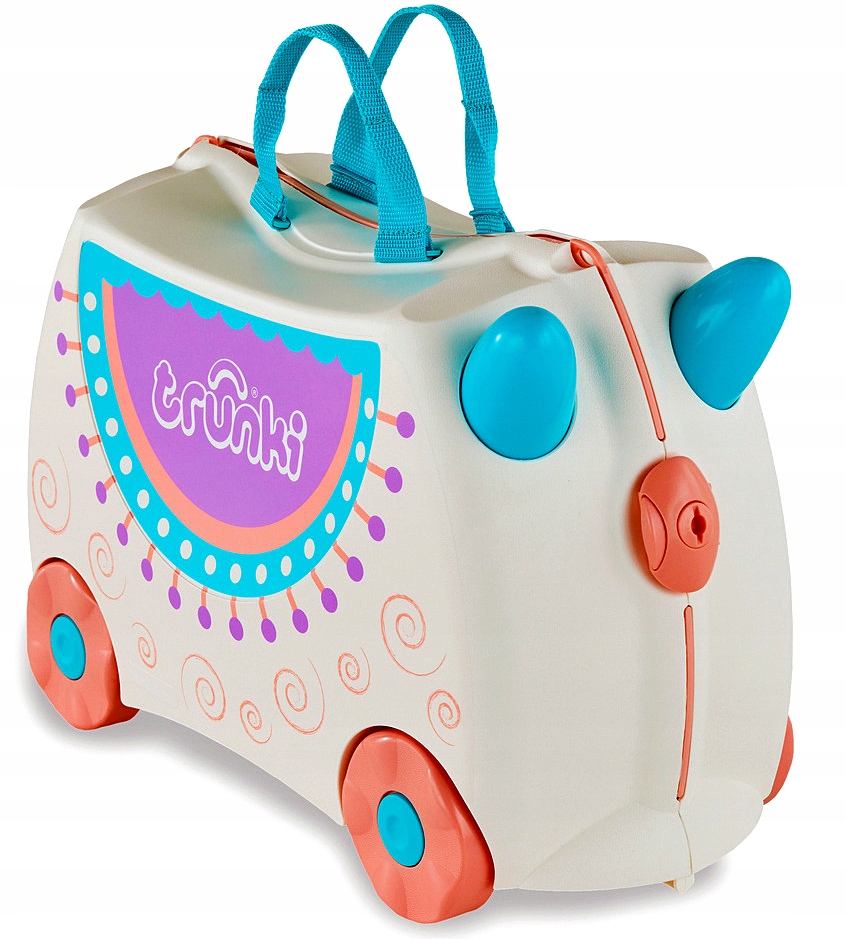 JEŻDŻĄCA WALIZECZKA TRUNKI - WALIZKA DZIECIĘCA LAMA LOLA