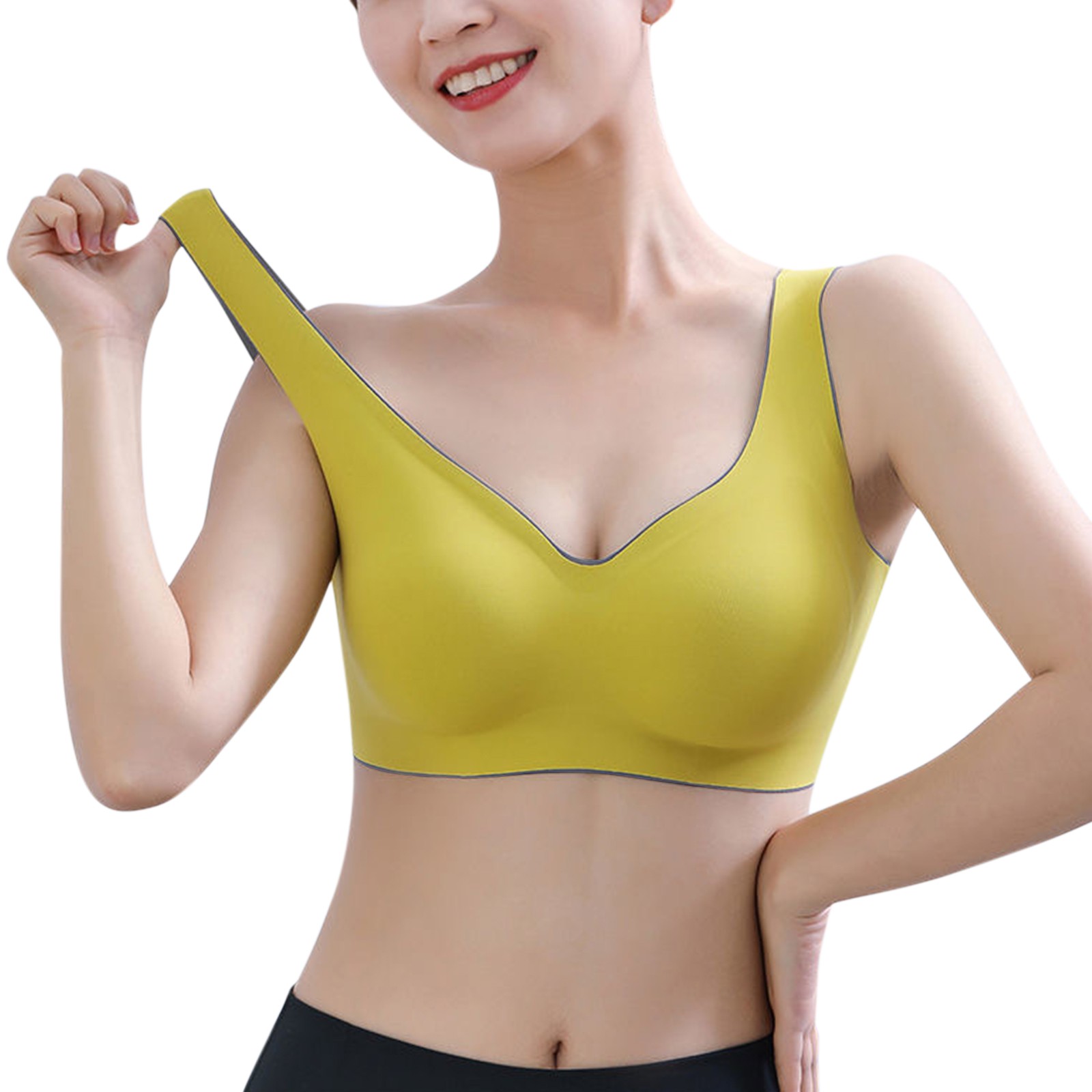New Bras For Women Seamless Comfortable Gathered B 14337203565 