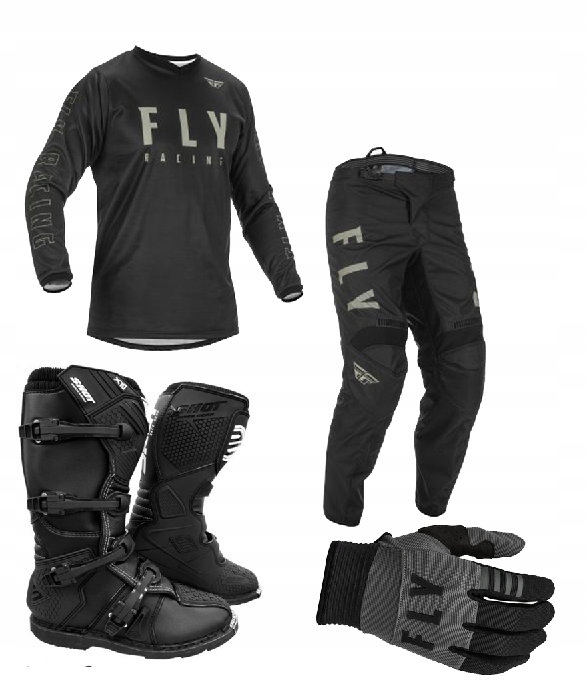 

Komplet Strój Cross Enduro Fly spodnie buty L