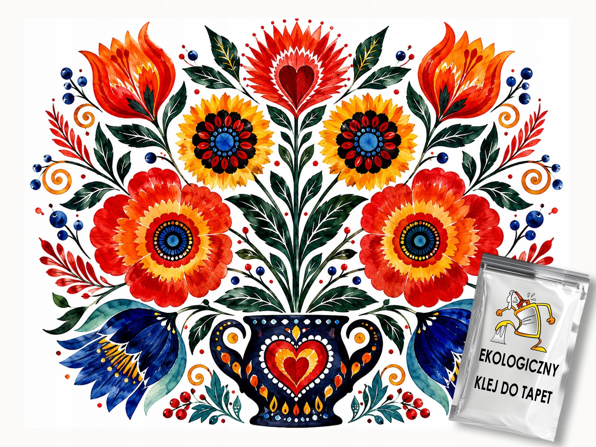 Fototapeta Flizelina Etno Folk Poľsko Lovička Retro 368x254 130g
