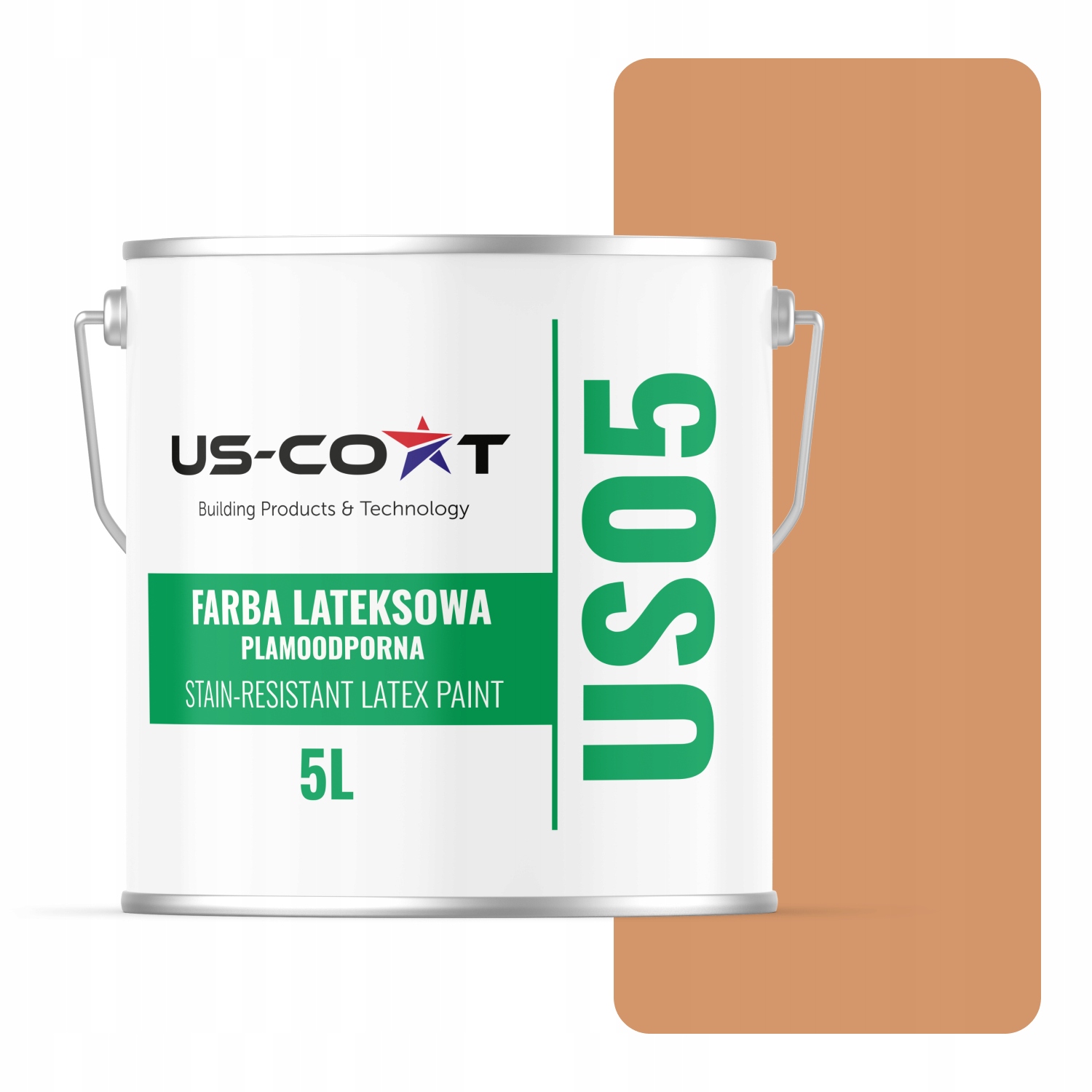 Latexová Farba Odolná Voči Škvrnám Farba Čajová H6135 5L Matná Na Steny Stropov