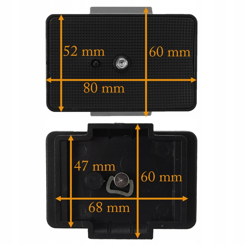 SZYBKOZŁĄCZKA do statywu W575 GWINT 1/4'' 60x68mm Marka E-trade