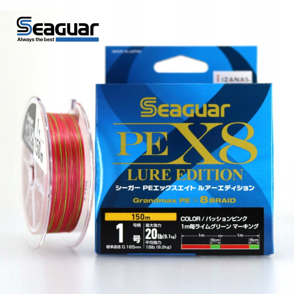 Plecionka Seaguar X8 Lure Edition 150M 0.6PE 0.128MM 6.4KG