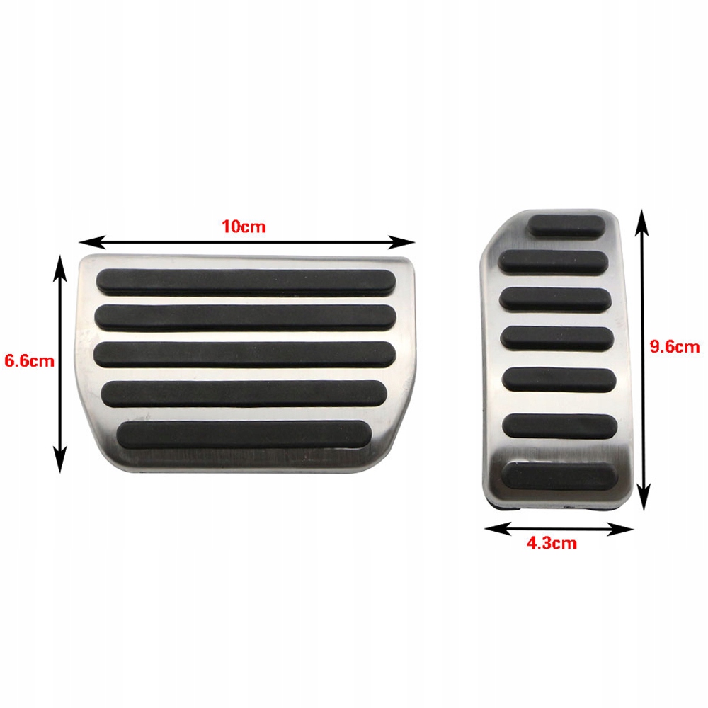 NAKŁADKI na PEDAŁY VOLVO S60 XC60 V60 S80 automat Waga produktu z opakowaniem jednostkowym 1 kg