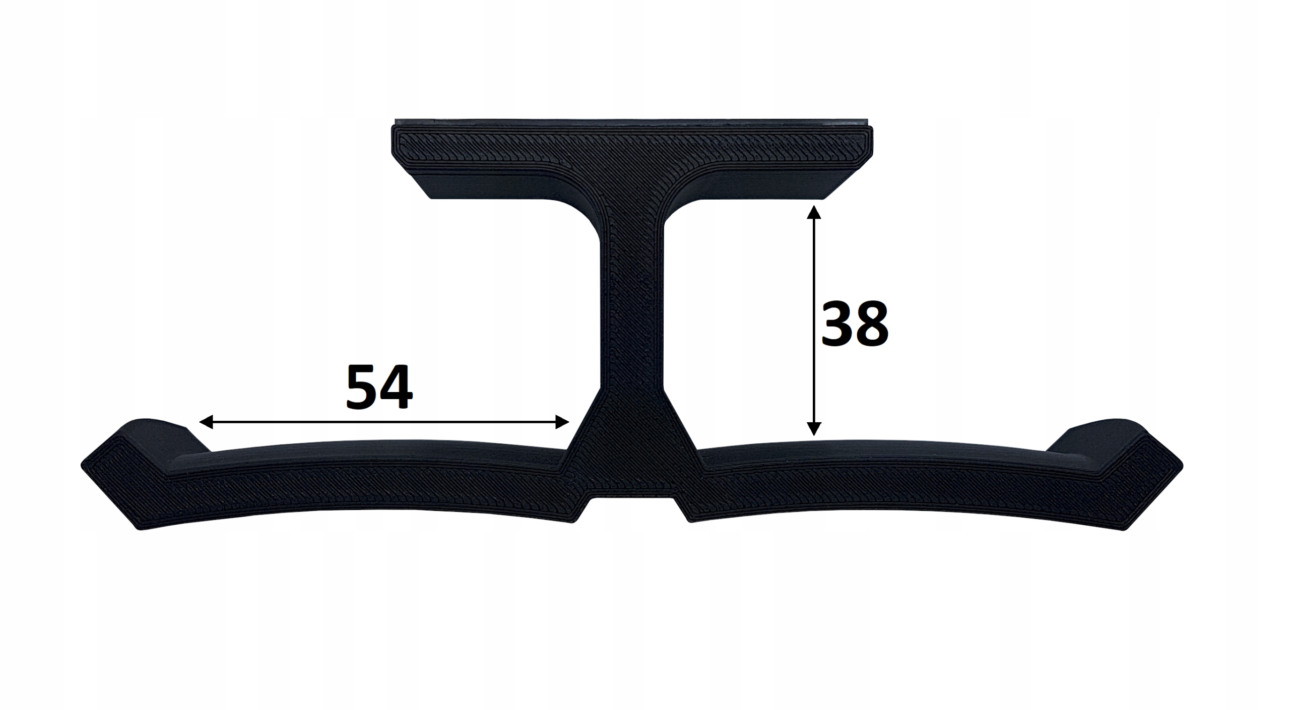 WIESZAK UCHWYT PODWÓJNY NA SŁUCHAWKI PRZYKELAJNY Model HP Dual