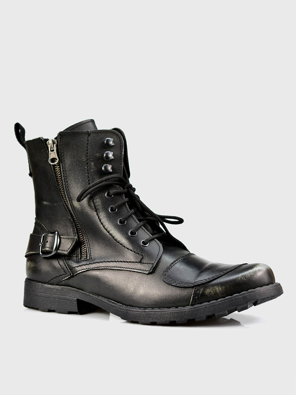 Skórzane Buty Motocyklowe Ride Jimi Męskie 44 Model Jimi