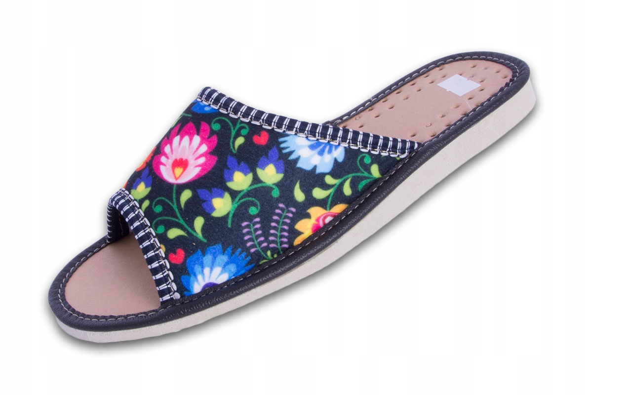 TANIE PANTOFLE DOMOWE, WZÓR ŁOWICKI rozmiar 40 Marka inna