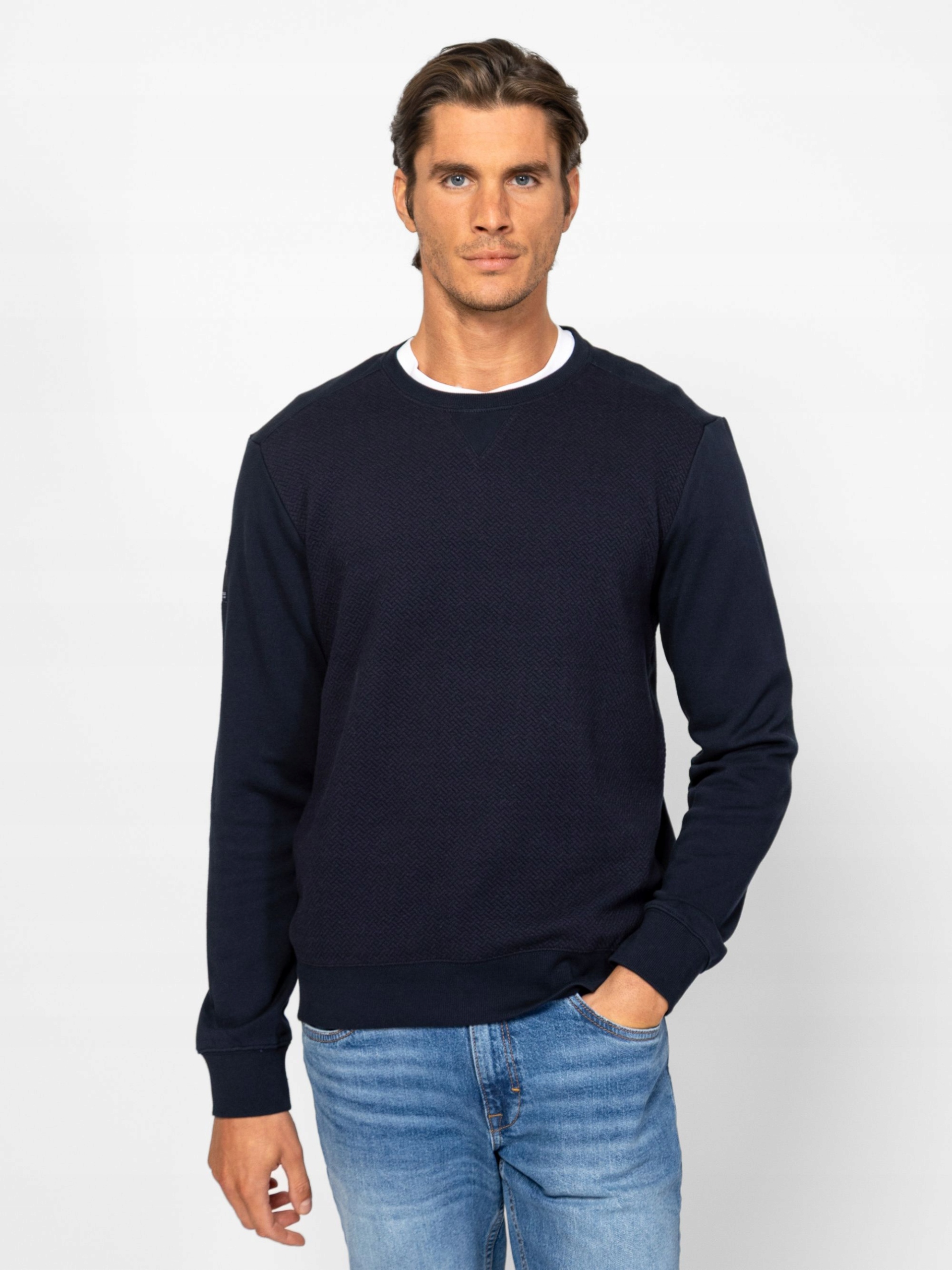 Heavy Tools Pánská Sportovní Tepláková Mikina Dalbert Navy Tmavě Modrá M