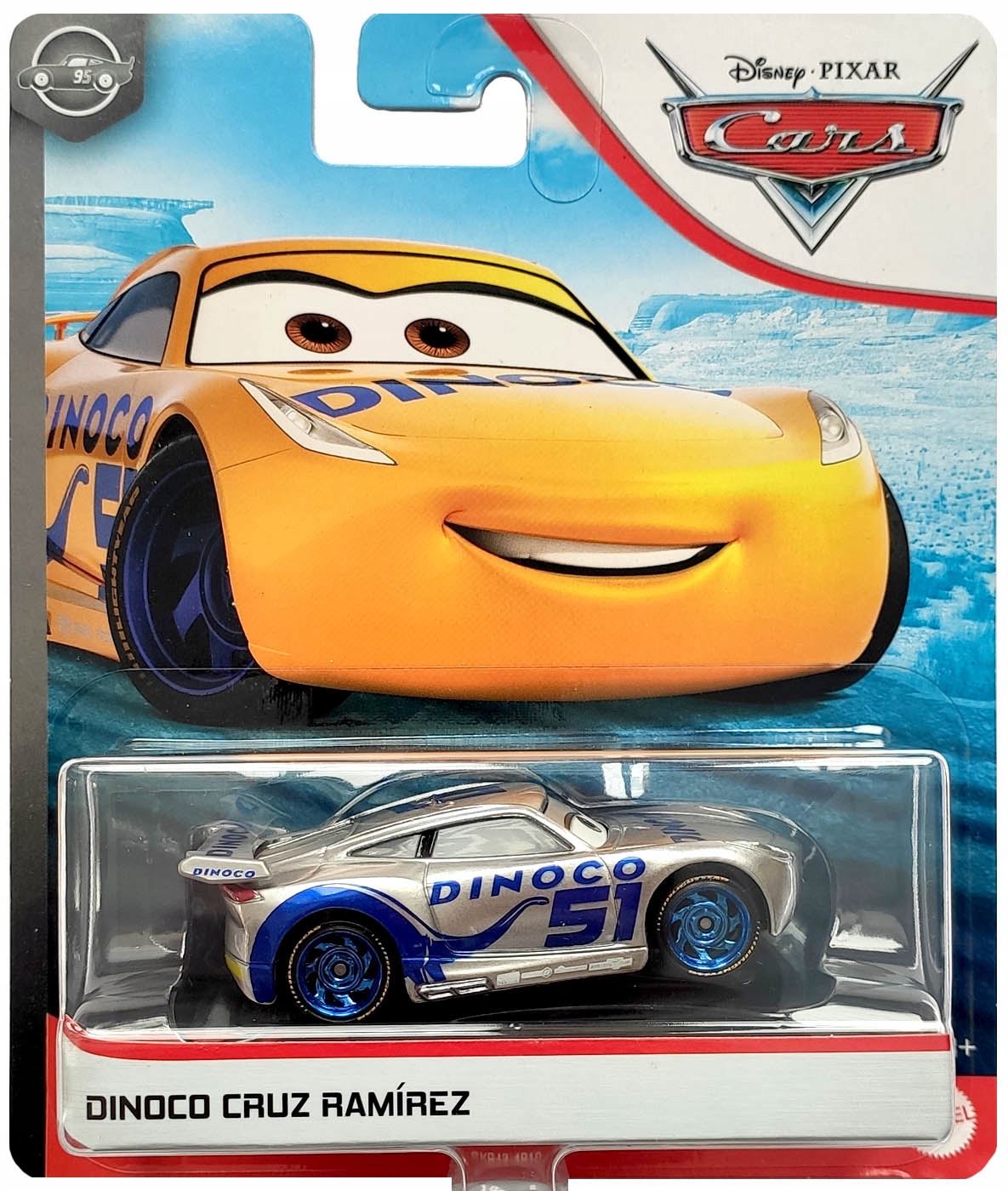 

Mattel Cars Auta Srebrny Silver Cruz Ramirez 1:55