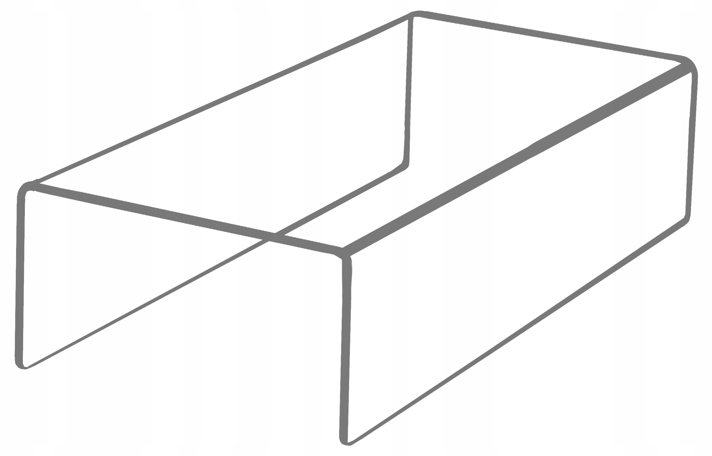STOJAK PODSTAWKA EKSPOZYTOR STOPIEŃ PLEXI 20/10 cm