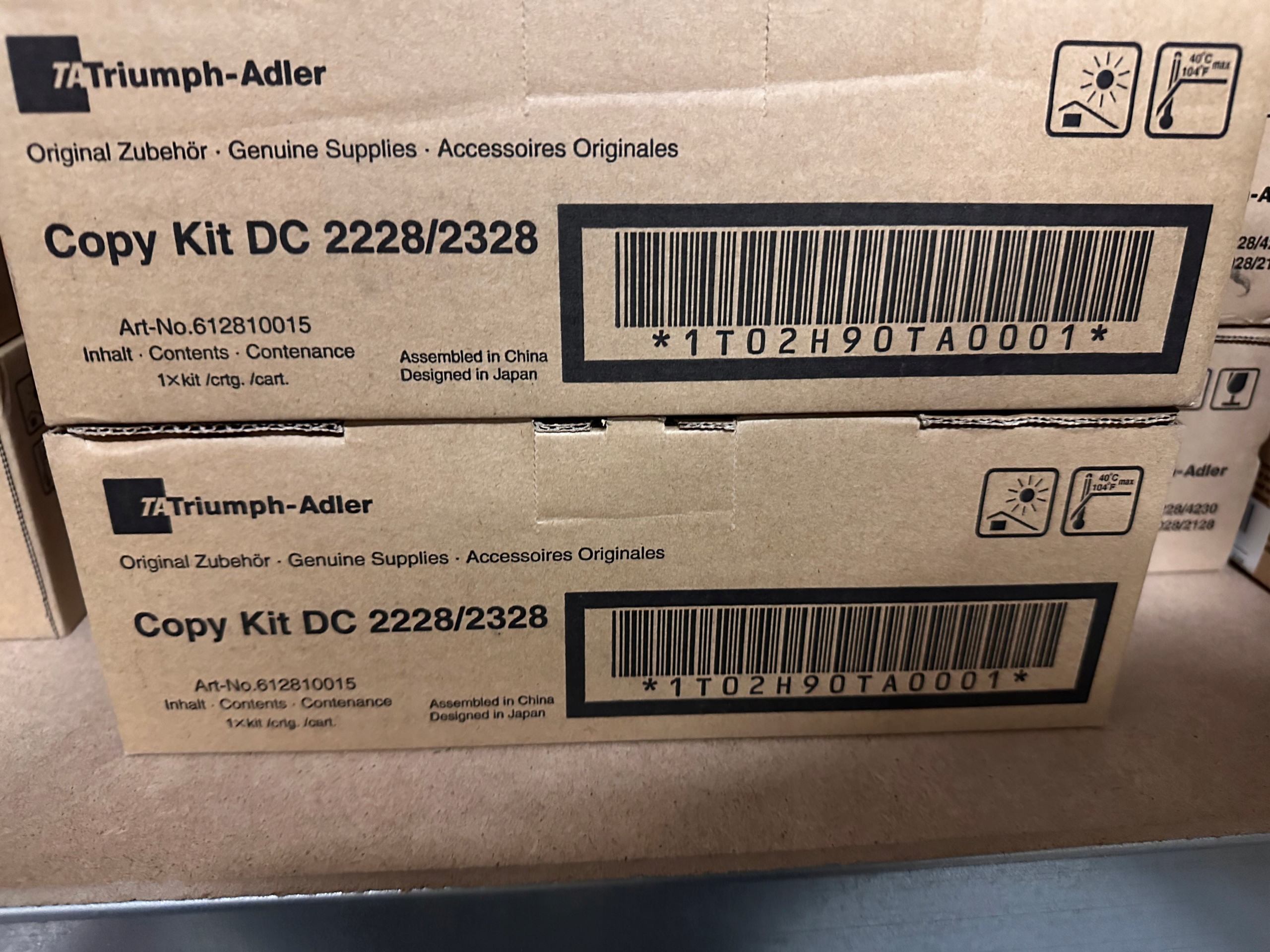 Toner Triumph Adler DC2228 Originál 612810015 černý (black)