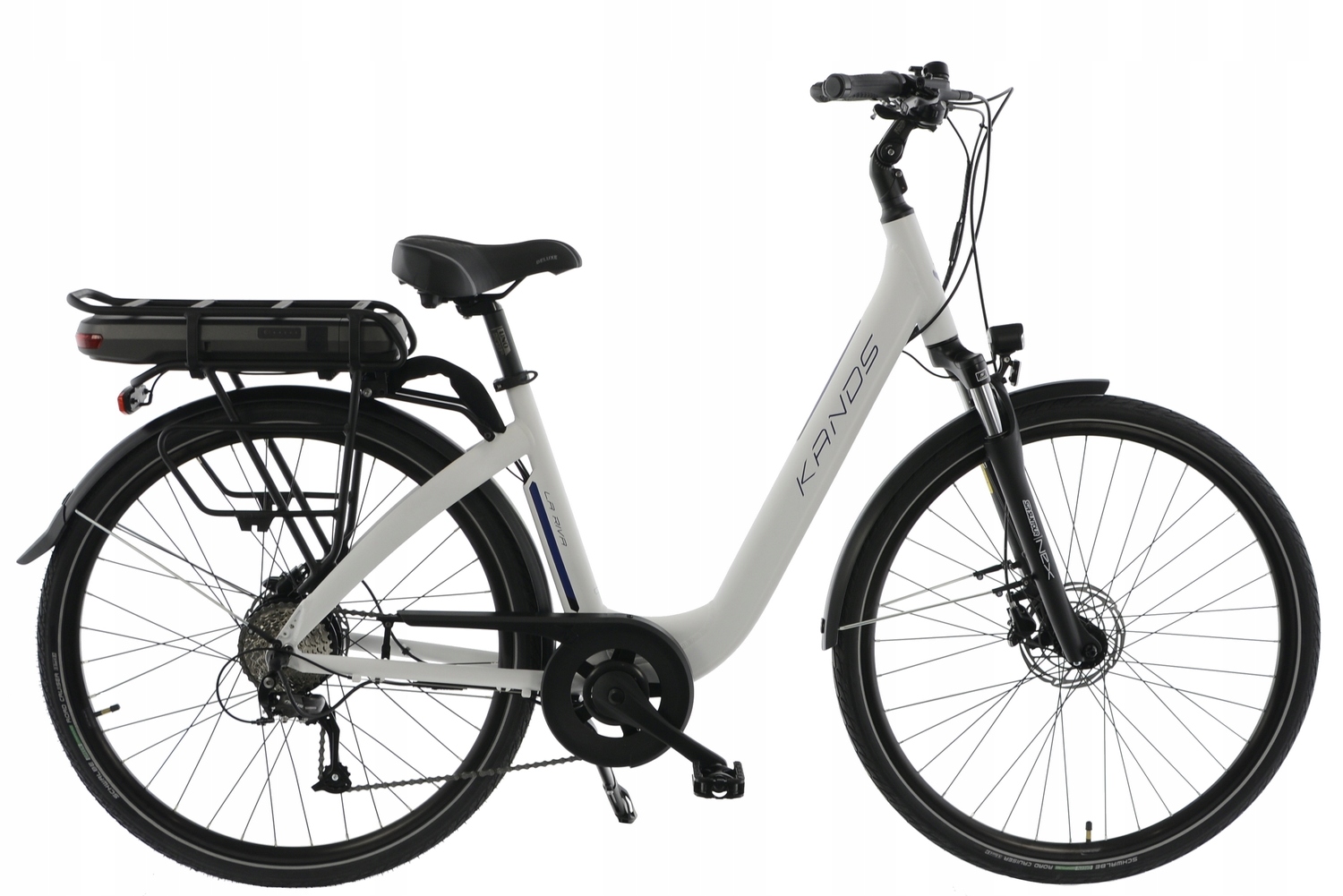 ROWER KANDS E-BIKE 28 LA RIVA HYDR r18' BIAŁY SHIMANO w super cenie R-24